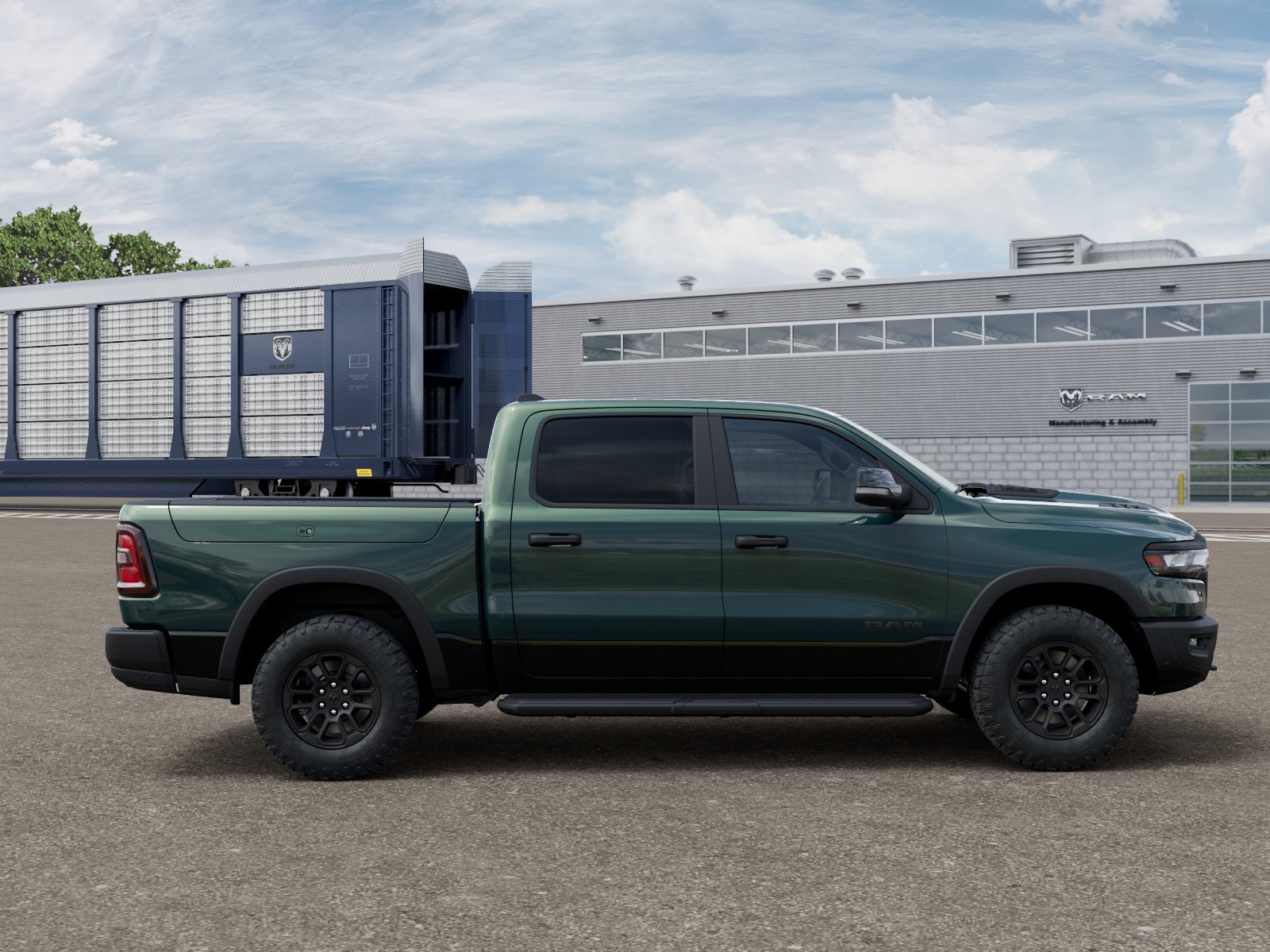 New 2026 Serrano-Green Metallic Exterior Paint RAM REBEL image 21