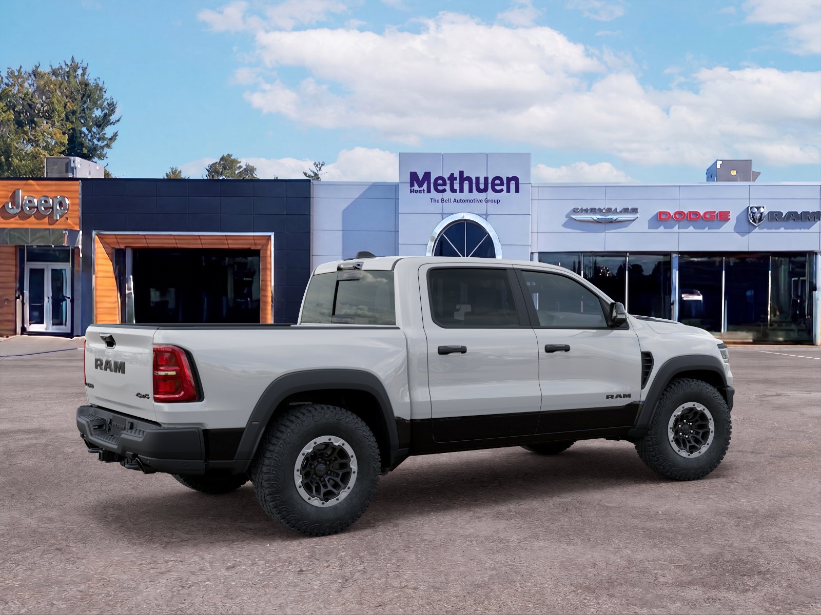 New 2026 Bright White Clear-Coat Exterior Paint RAM RHO image 30