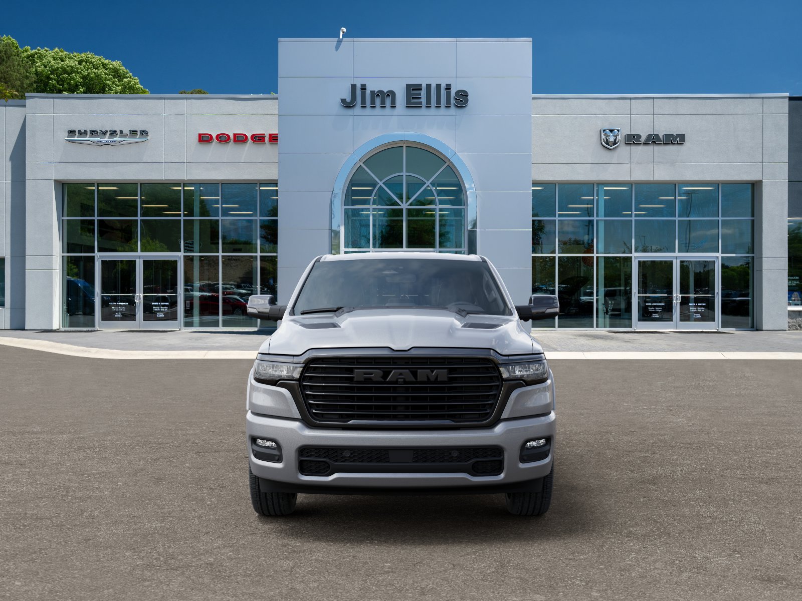New 2026 Billet Silver Metallic Clear-Coat Exterior Paint RAM Laramie image 32