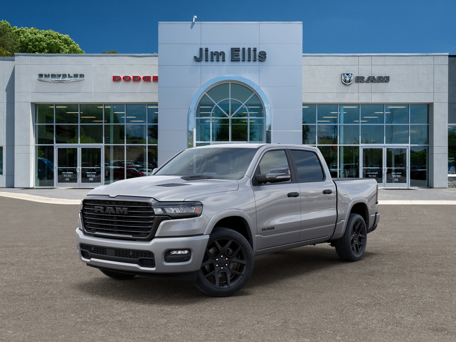 New 2026 Billet Silver Metallic Clear-Coat Exterior Paint RAM Laramie image 27