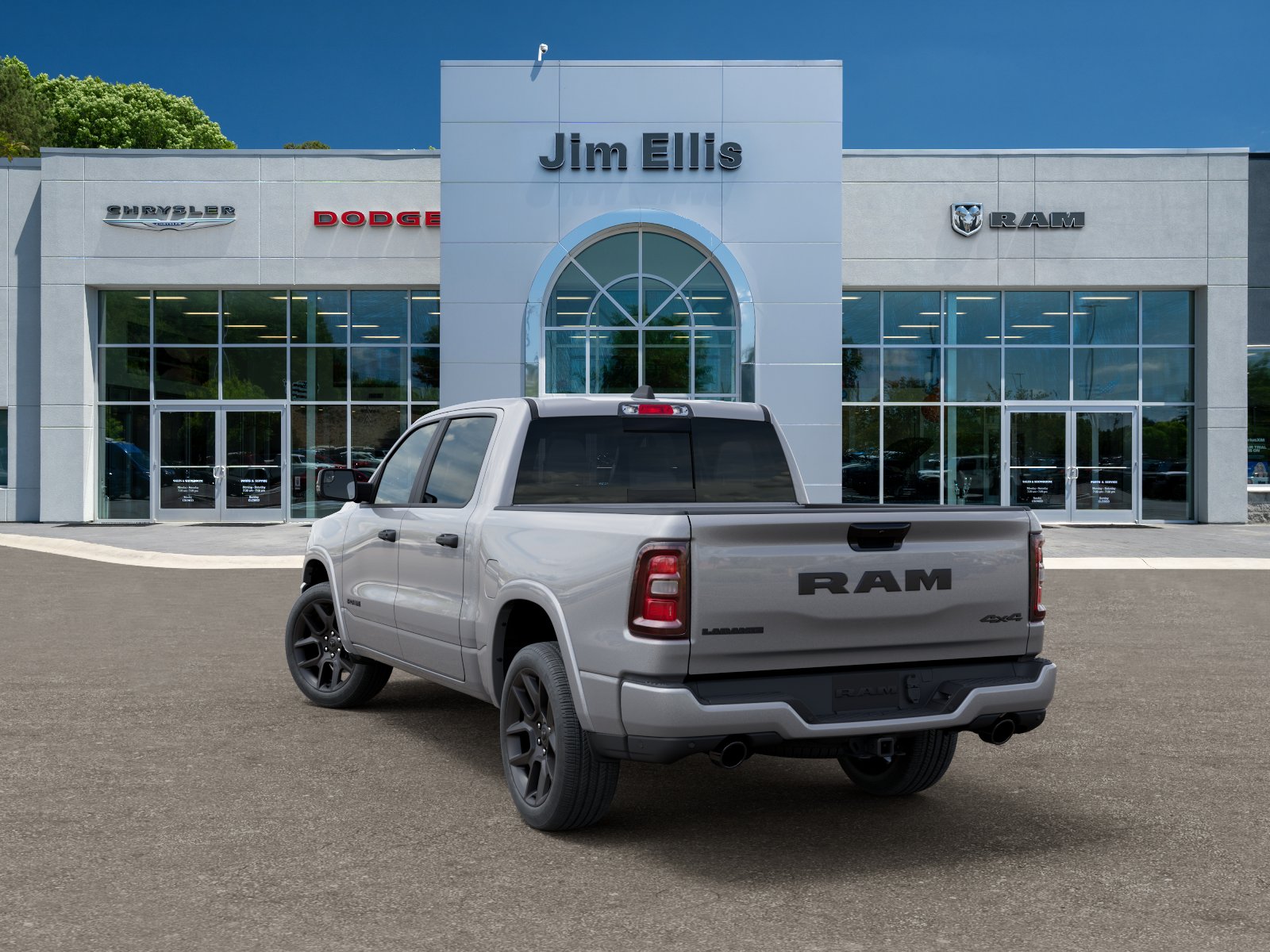 New 2026 Billet Silver Metallic Clear-Coat Exterior Paint RAM Laramie image 29