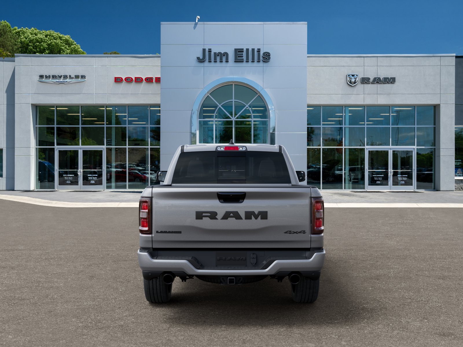 New 2026 Billet Silver Metallic Clear-Coat Exterior Paint RAM Laramie image 33