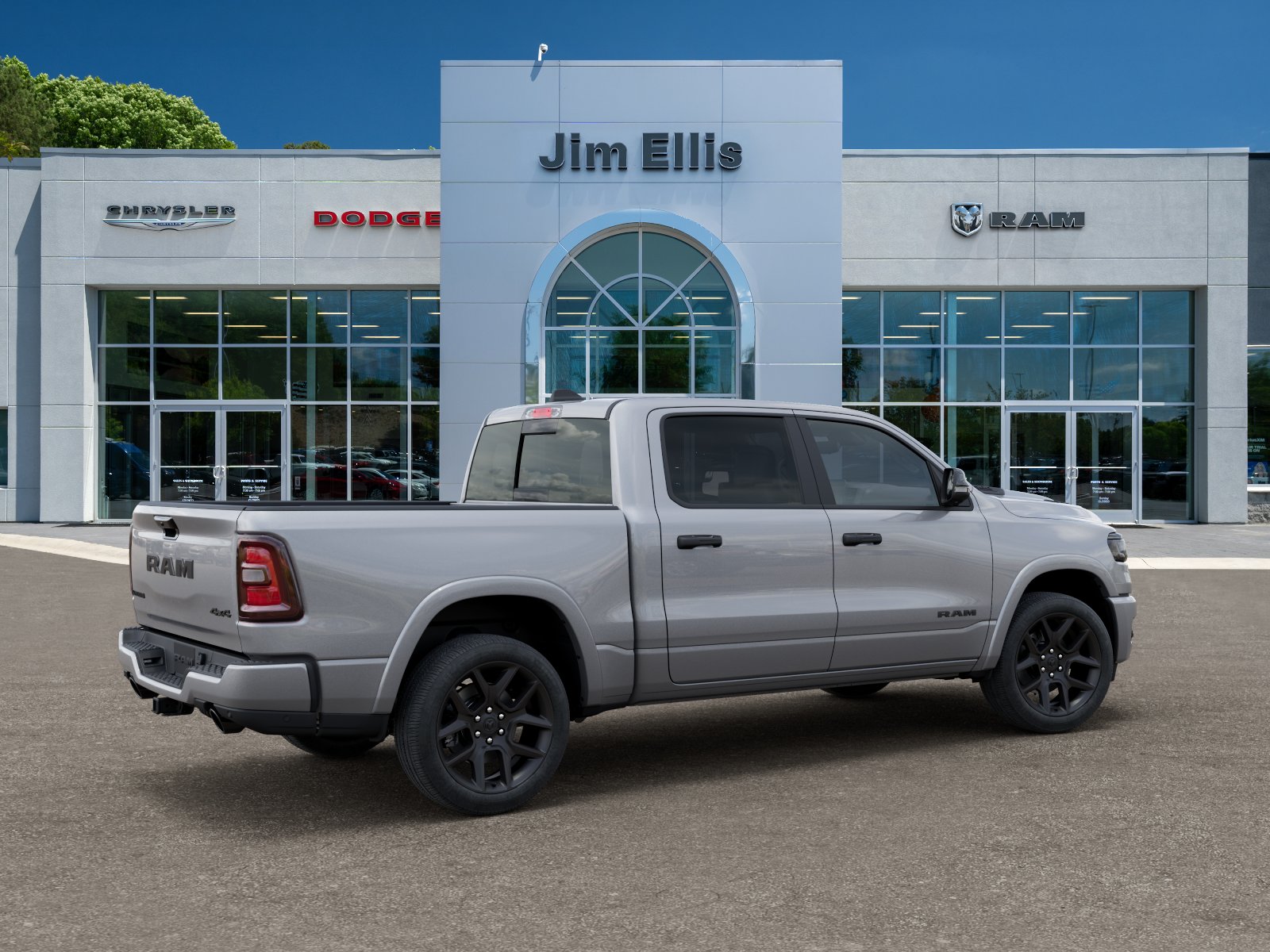 New 2026 Billet Silver Metallic Clear-Coat Exterior Paint RAM Laramie image 30