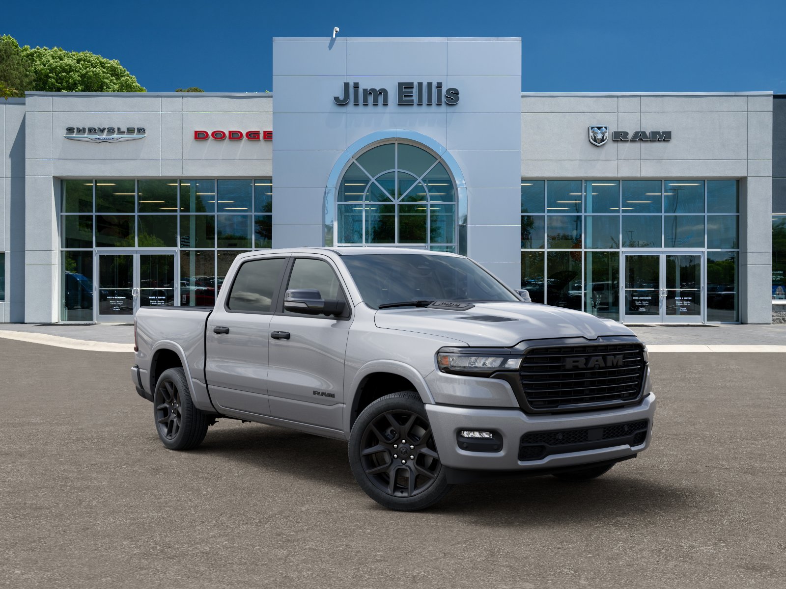 New 2026 Billet Silver Metallic Clear-Coat Exterior Paint RAM Laramie image 31