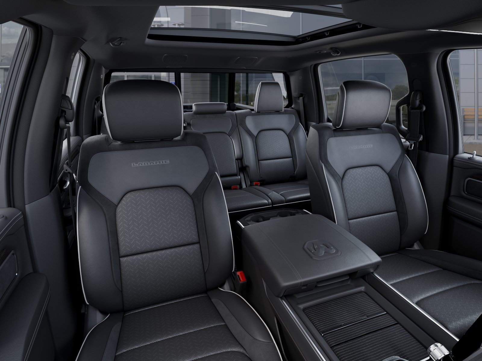 New 2026 Diamond Black Crystal Pearl-Coat Exterior Paint RAM RAM 1500 LARAMIE CREW CAB 4X4 image 116