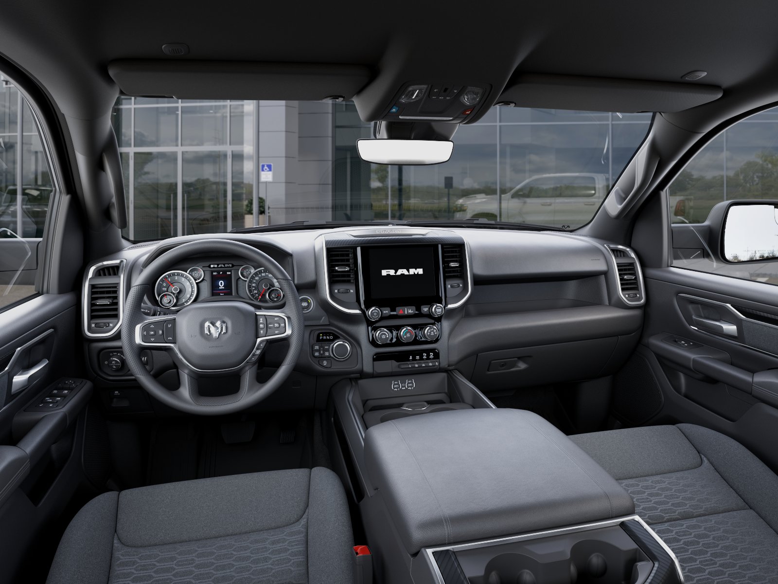 New 2026 Diamond Black Crystal Pearl-Coat Exterior Paint RAM RAM 1500 BIG HORN CREW CAB 4X4 image 40