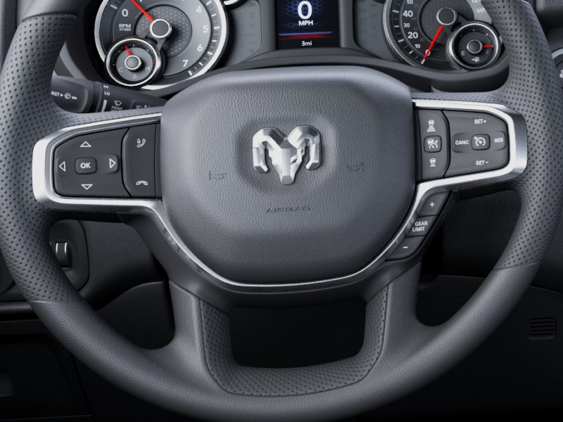 New 2026 Diamond Black Crystal Pearl-Coat Exterior Paint RAM RAM 1500 BIG HORN CREW CAB 4X4 image 45