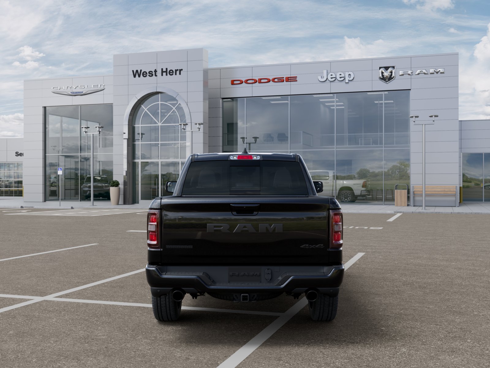 New 2026 Diamond Black Crystal Pearlcoat Ram Big Horn image 7