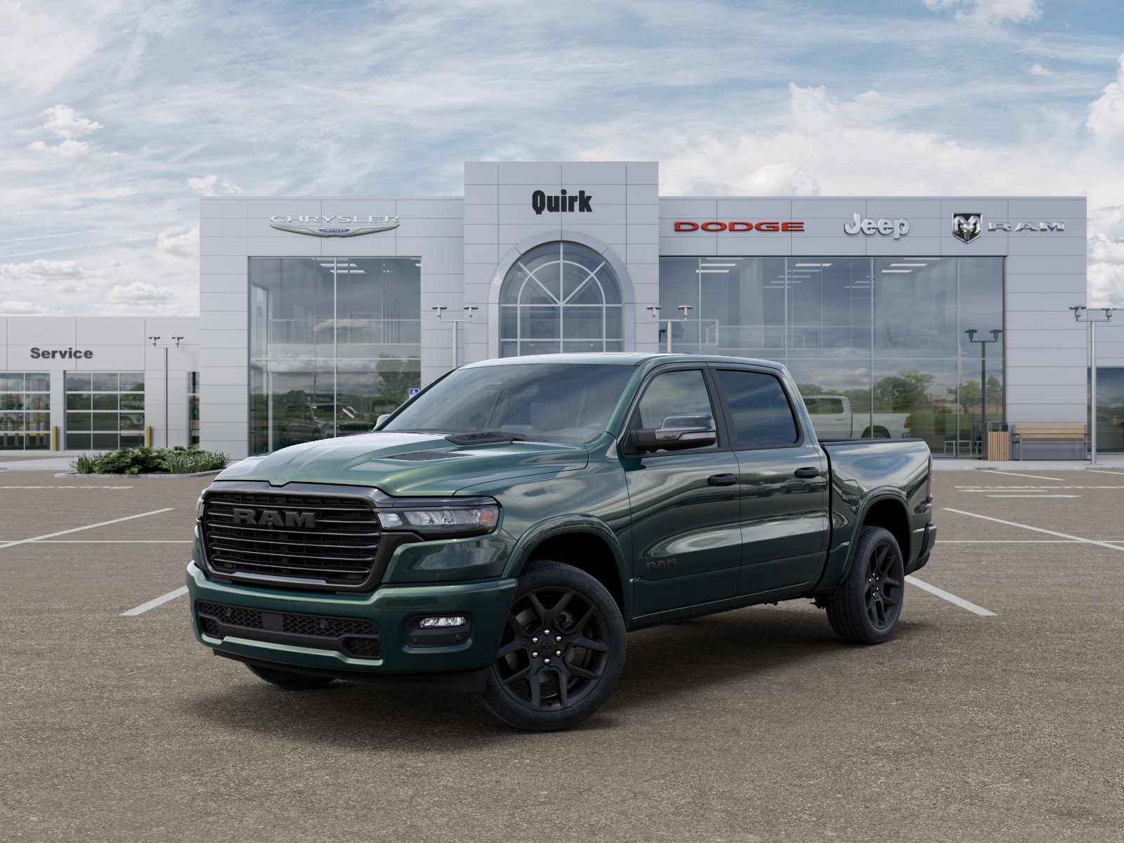 New 2026 Serrano Green Metallic Ram Laramie image 27