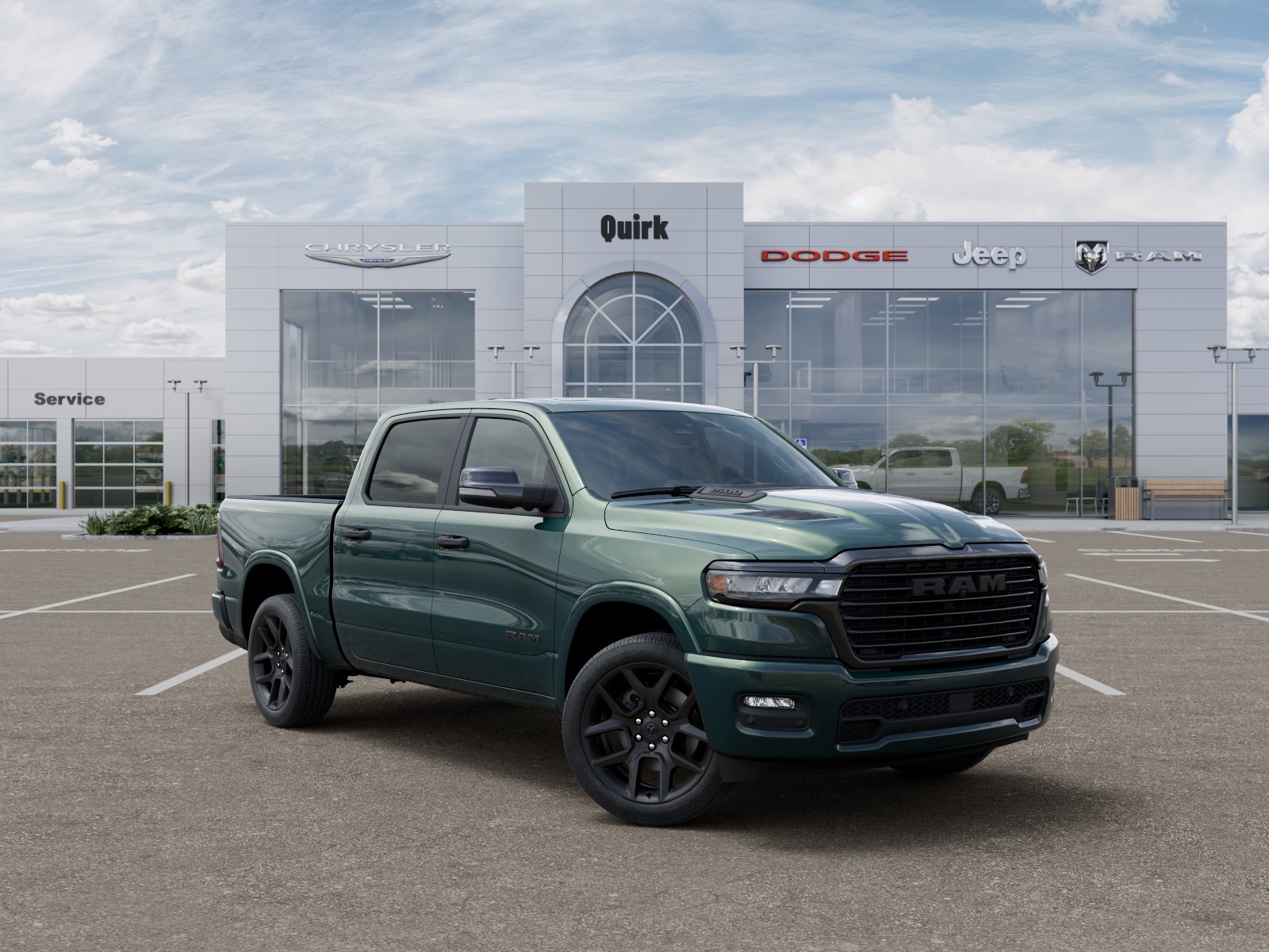 New 2026 Serrano Green Metallic Ram Laramie image 31
