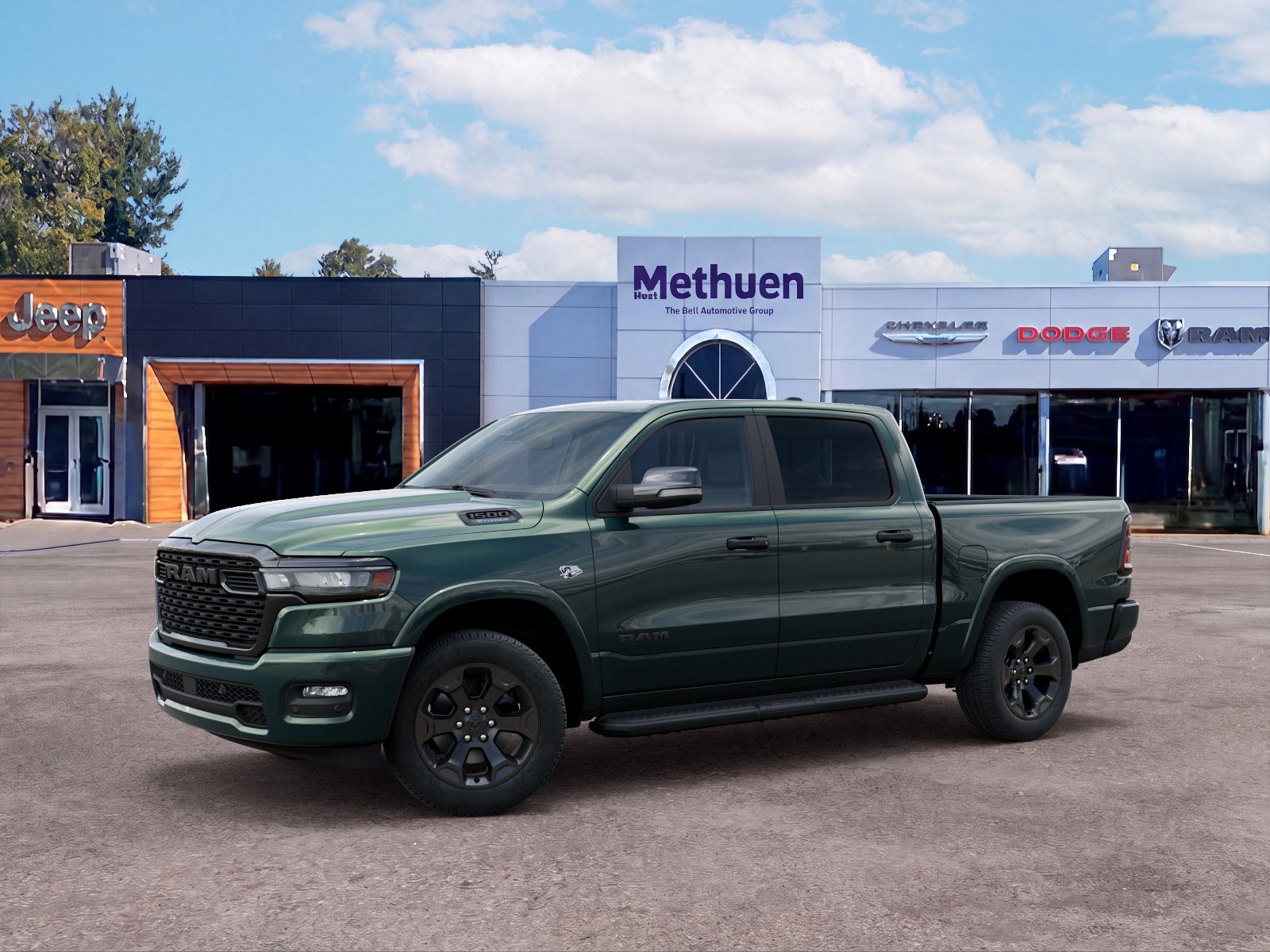 New 2026 Serrano-Green Metallic Exterior Paint RAM Big Horn image 28