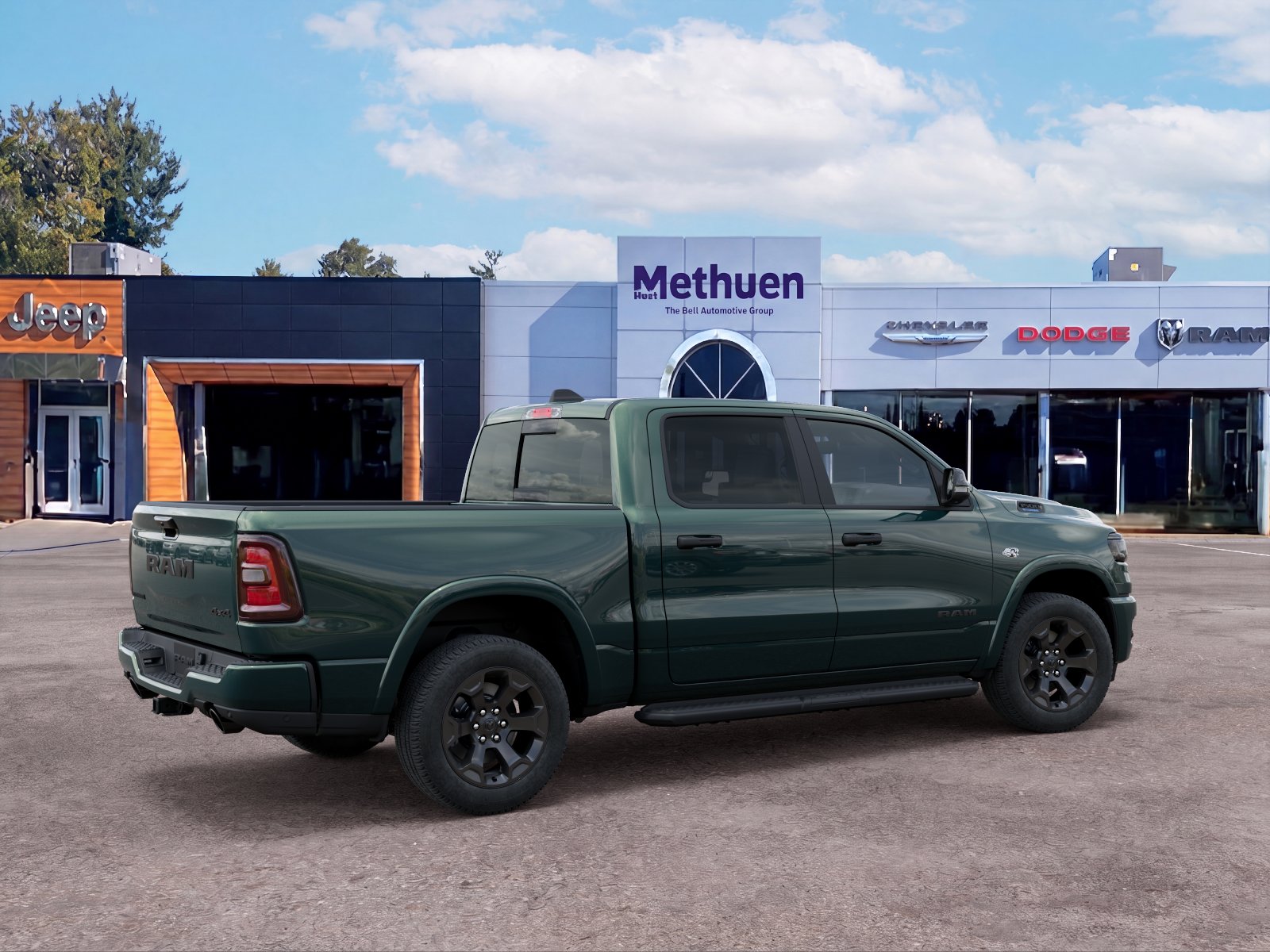New 2026 Serrano-Green Metallic Exterior Paint RAM Big Horn image 30