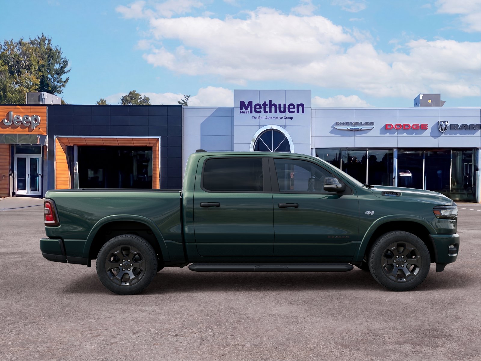 New 2026 Serrano-Green Metallic Exterior Paint RAM Big Horn image 47