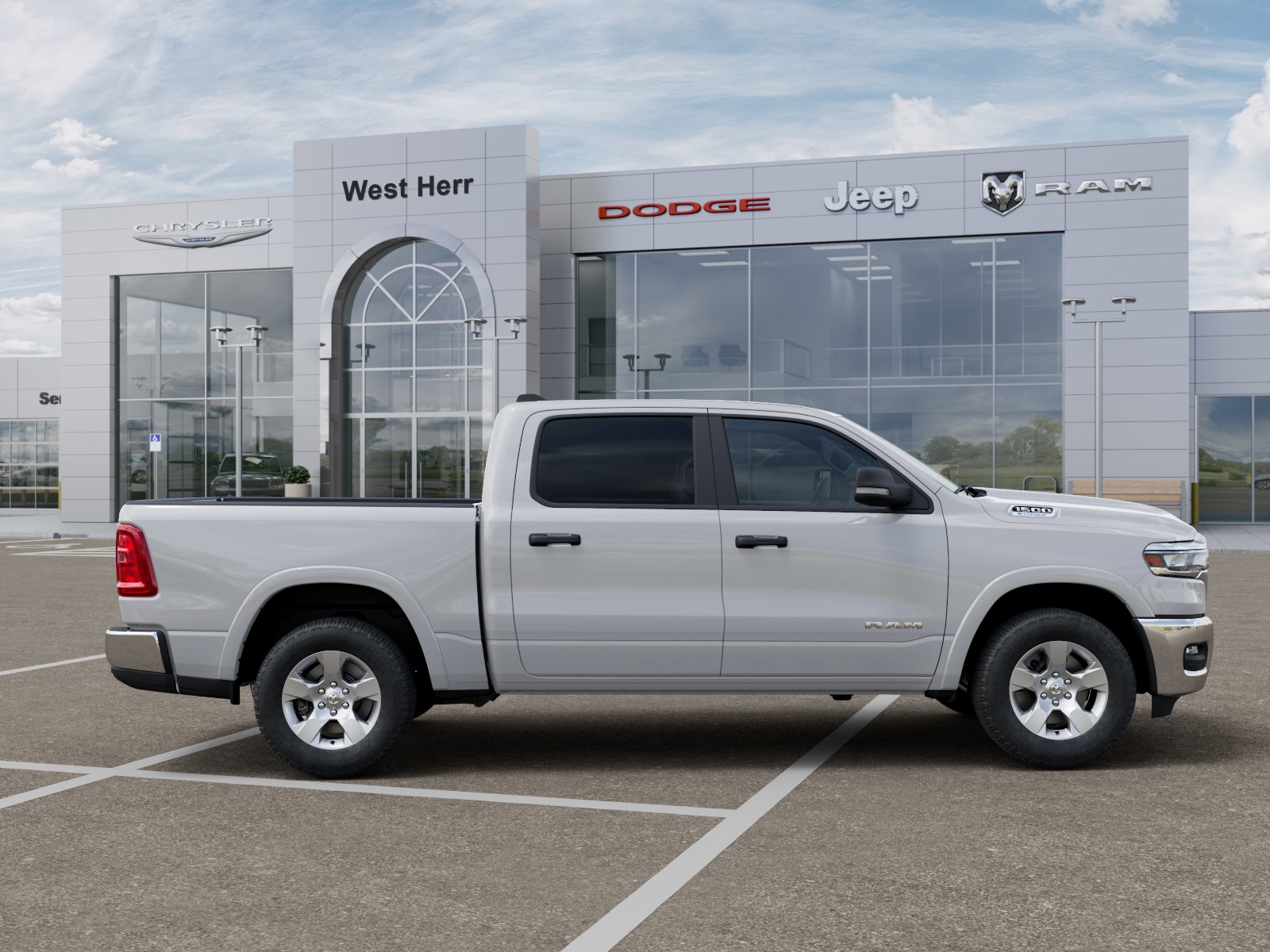 New 2026 Bright White Clear-Coat Exteri Ram RAM 1500 BIG HORN CREW CAB 4X4 image 21