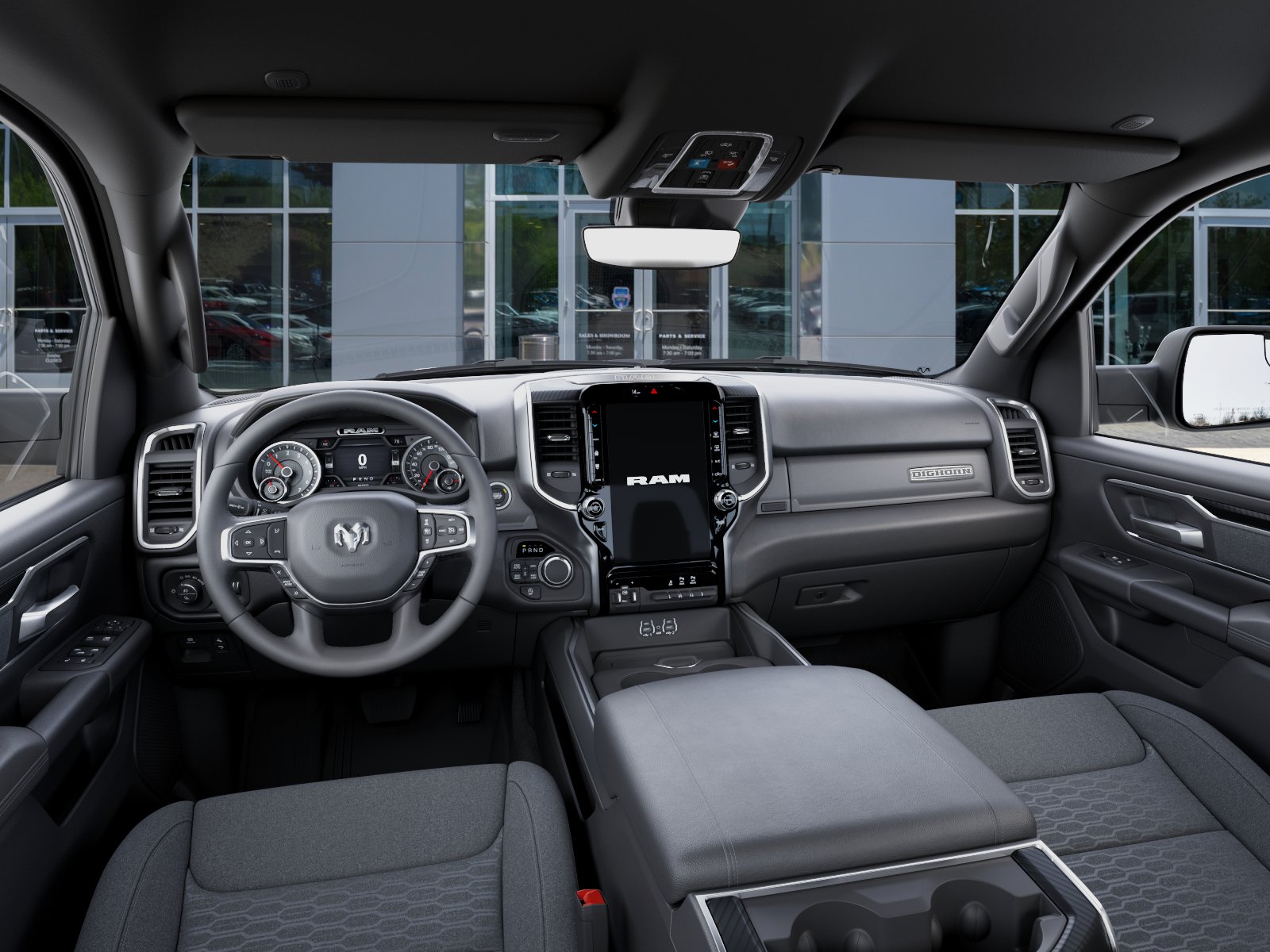 New 2026 Granite Crystal Metallic Clearcoat RAM Big Horn image 40