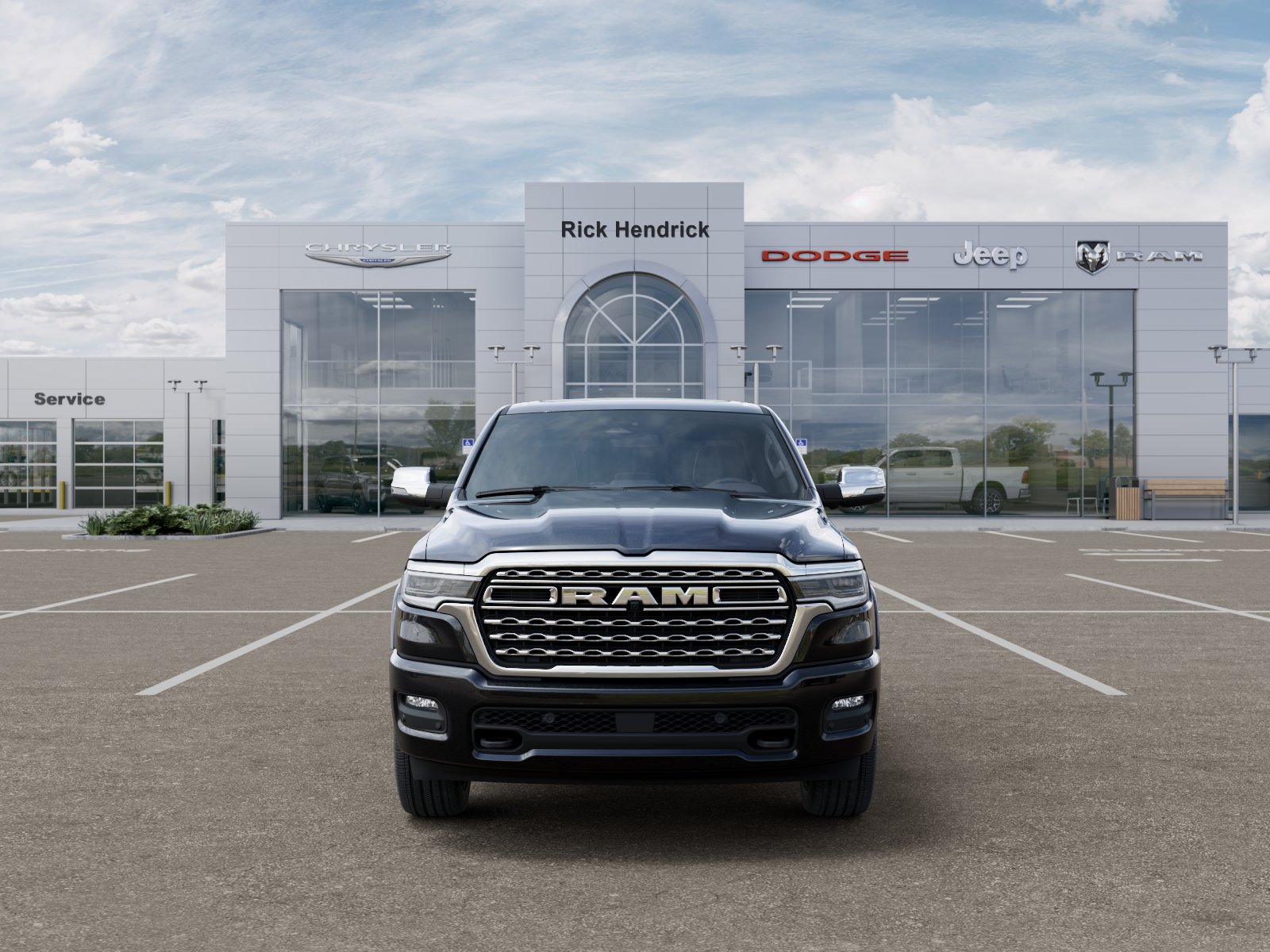 New 2026 Diamond Black Crystal Pearl-Coat Exterior Paint RAM Longhorn image 32