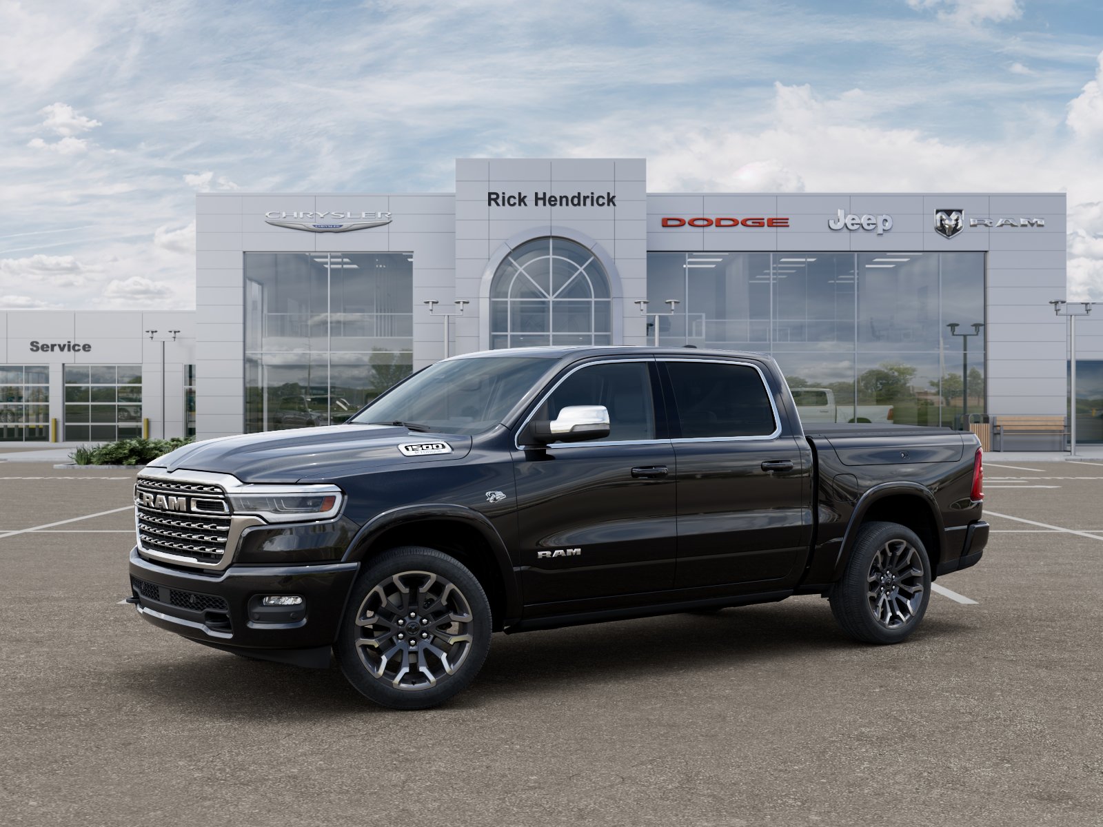 New 2026 Diamond Black Crystal Pearl-Coat Exterior Paint RAM Longhorn image 29