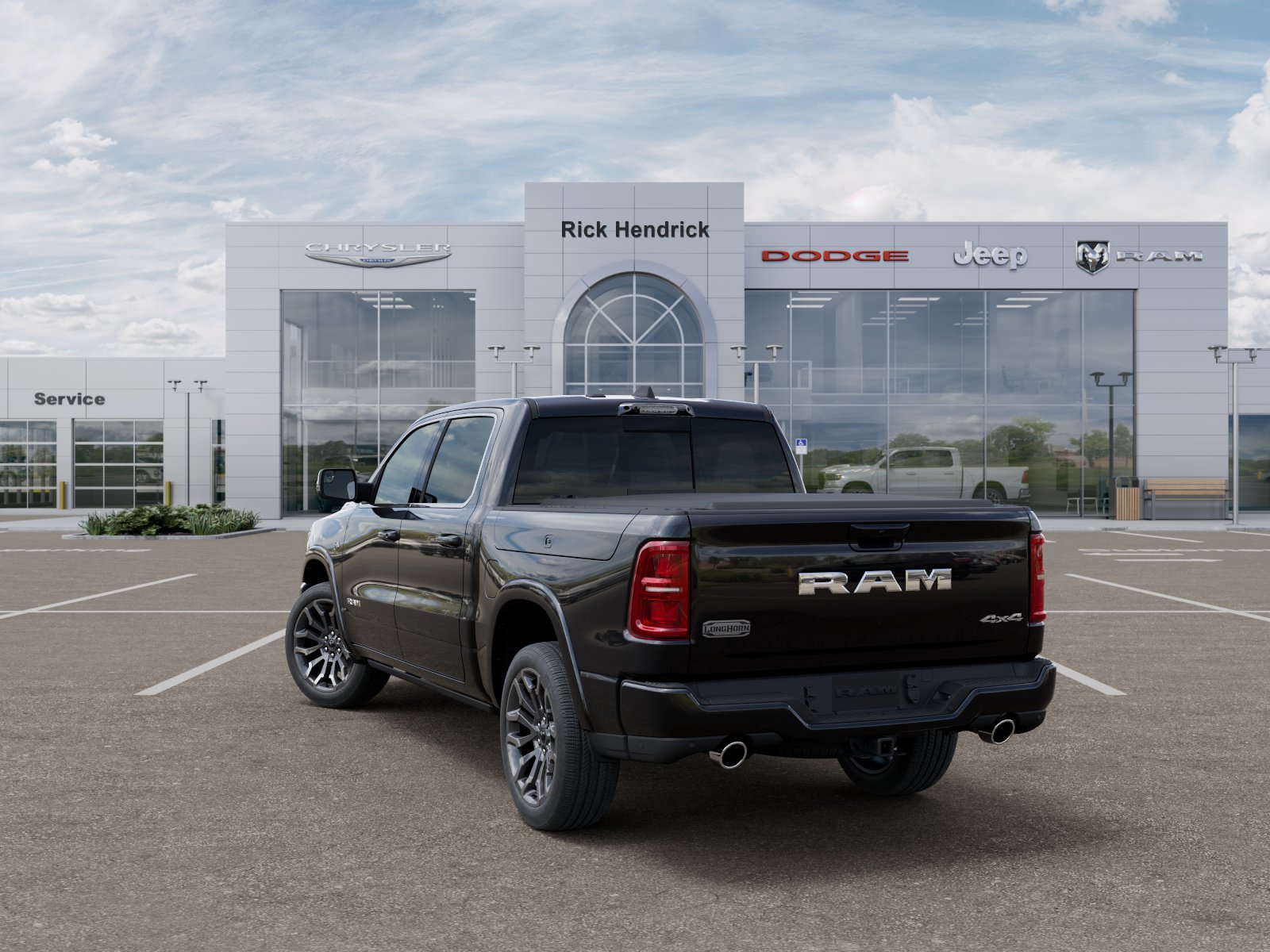 New 2026 Diamond Black Crystal Pearl-Coat Exterior Paint RAM Longhorn image 30