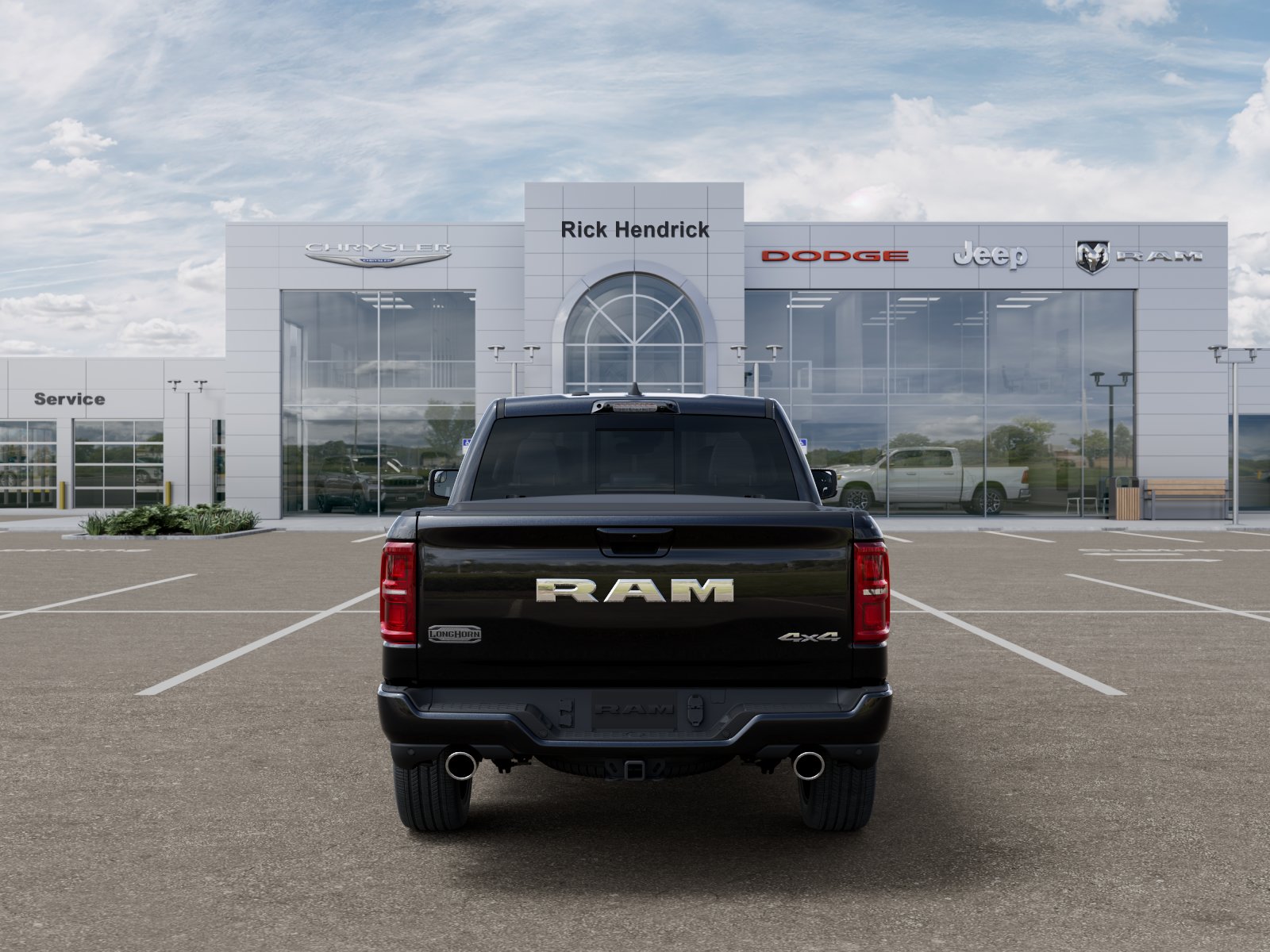 New 2026 Diamond Black Crystal Pearl-Coat Exterior Paint RAM Longhorn image 33