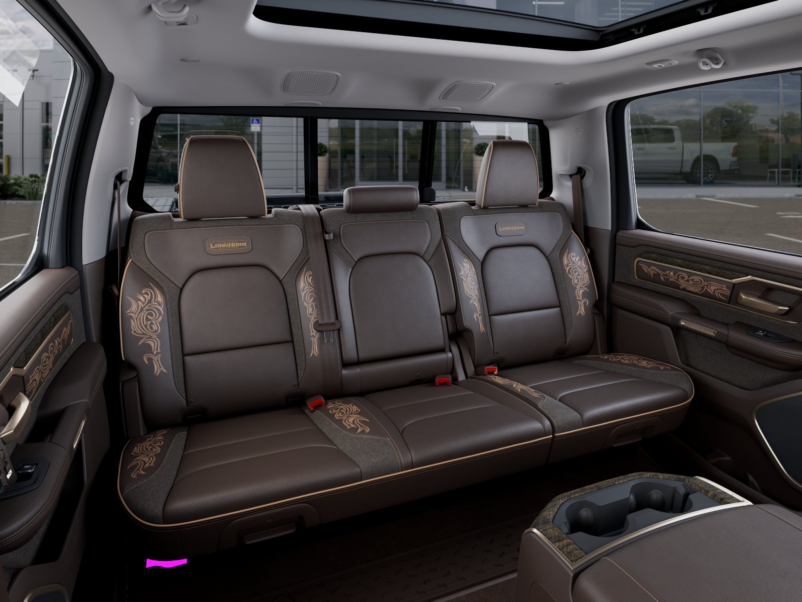 New 2026 Diamond Black Crystal Pearl-Coat Exterior Paint RAM Longhorn image 41
