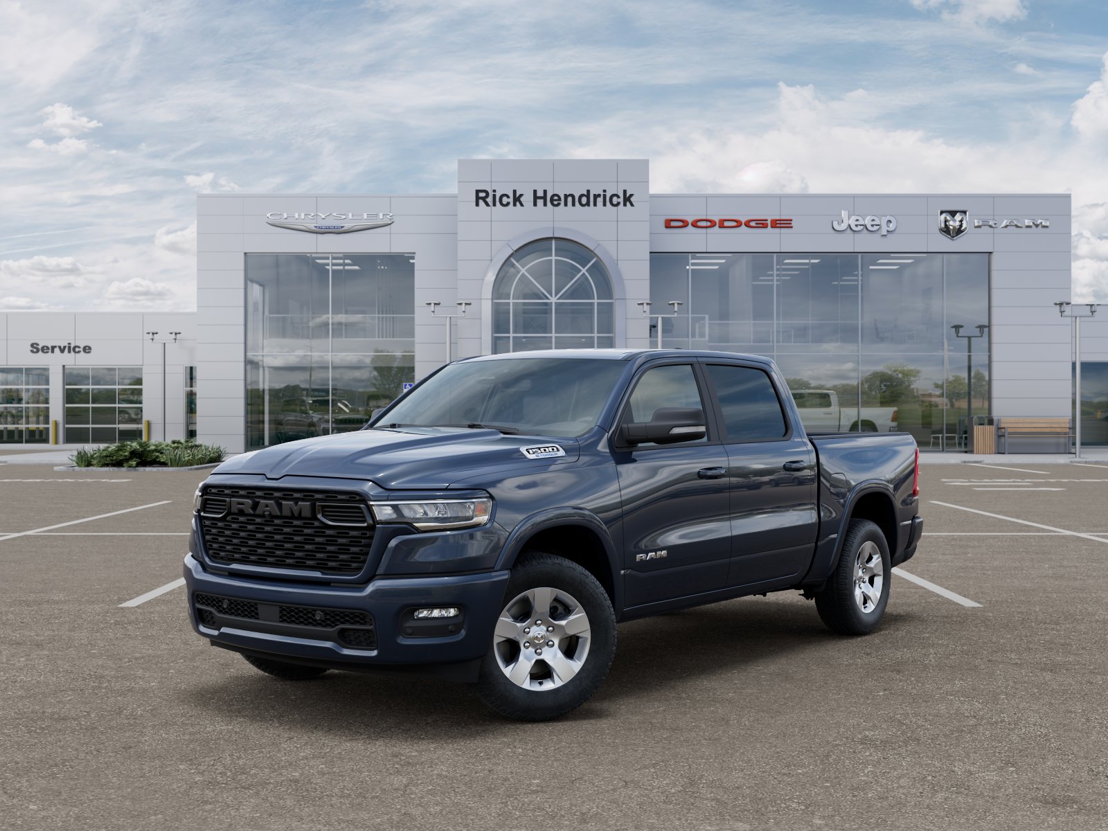 New 2026 Forged Blue Metallic Exterior Paint RAM Big Horn image 36