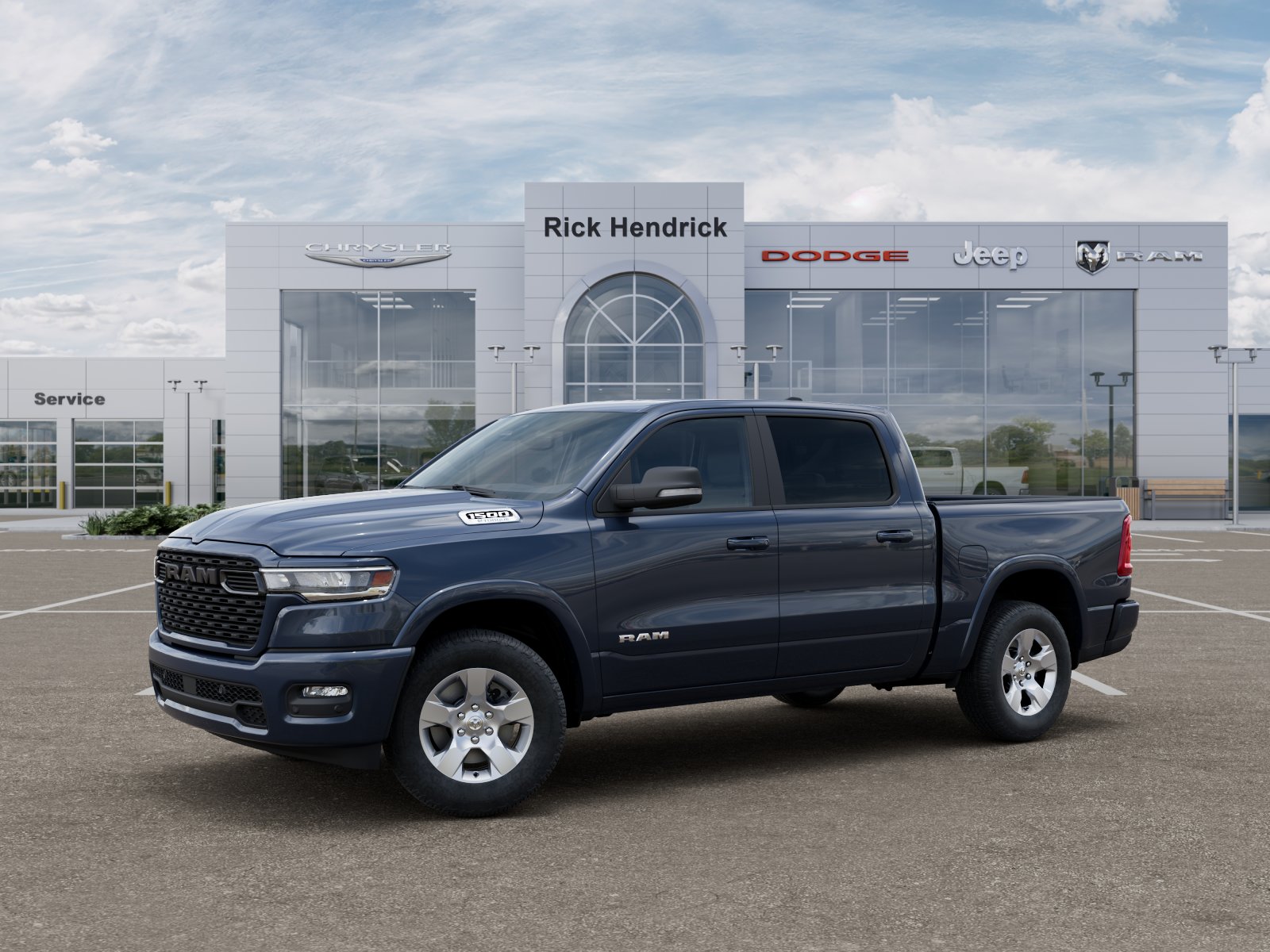 New 2026 Forged Blue Metallic Exterior Paint RAM Big Horn image 37