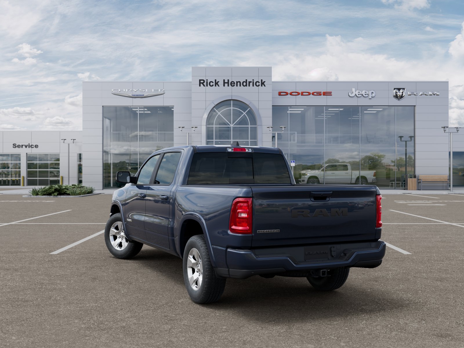 New 2026 Forged Blue Metallic Exterior Paint RAM Big Horn image 38