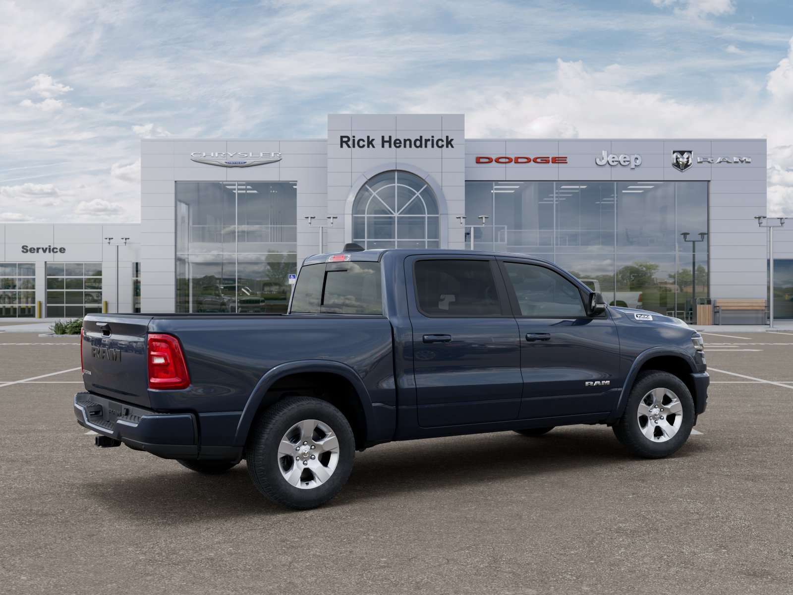 New 2026 Forged Blue Metallic Exterior Paint RAM Big Horn image 39