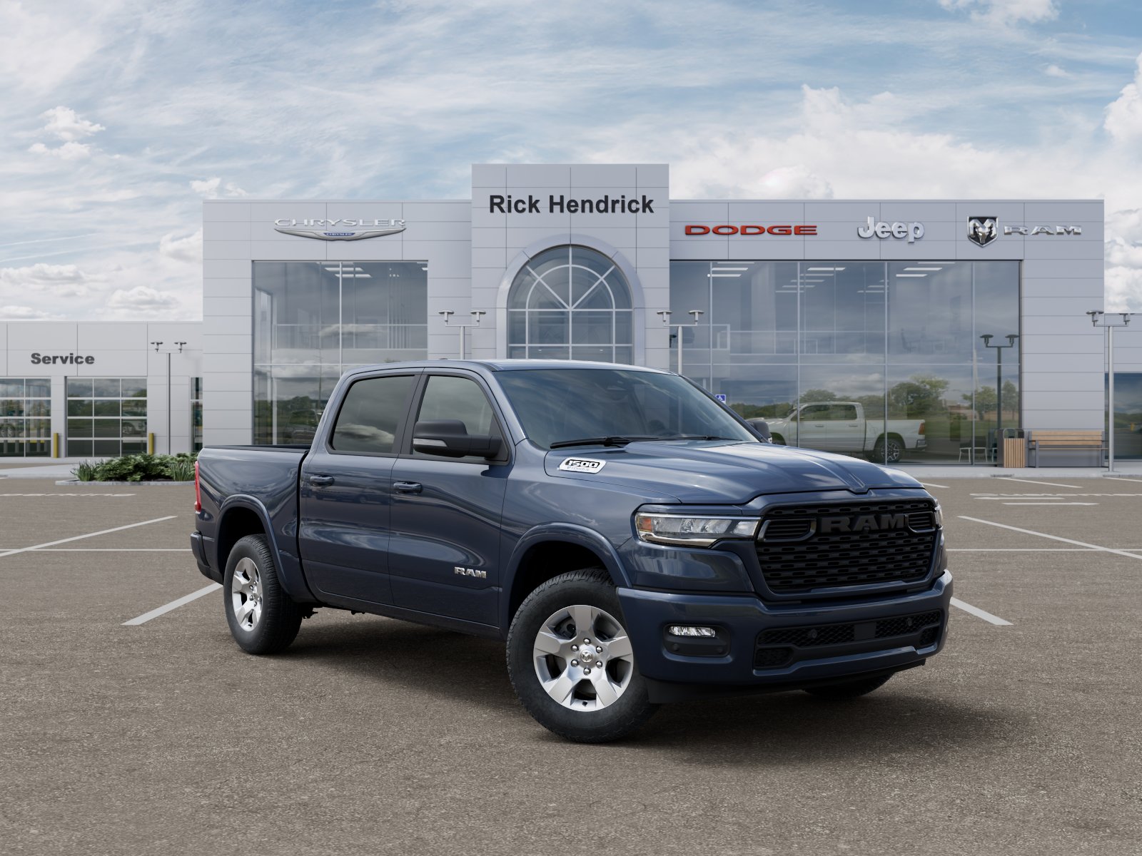 New 2026 Forged Blue Metallic Exterior Paint RAM Big Horn image 35
