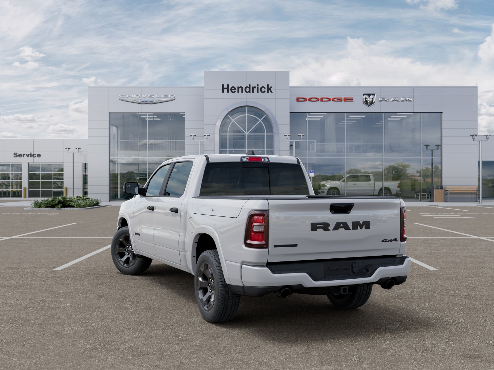 New 2026 Bright White Clear-Coat Exterior Paint RAM Big Horn image 30