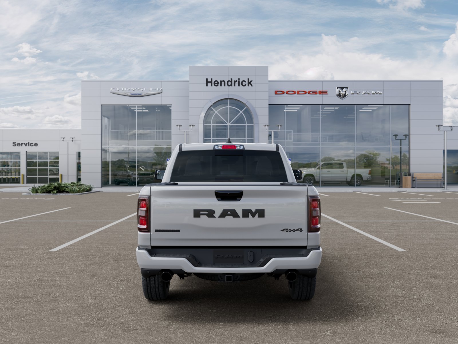 New 2026 Bright White Clear-Coat Exterior Paint RAM Big Horn image 33