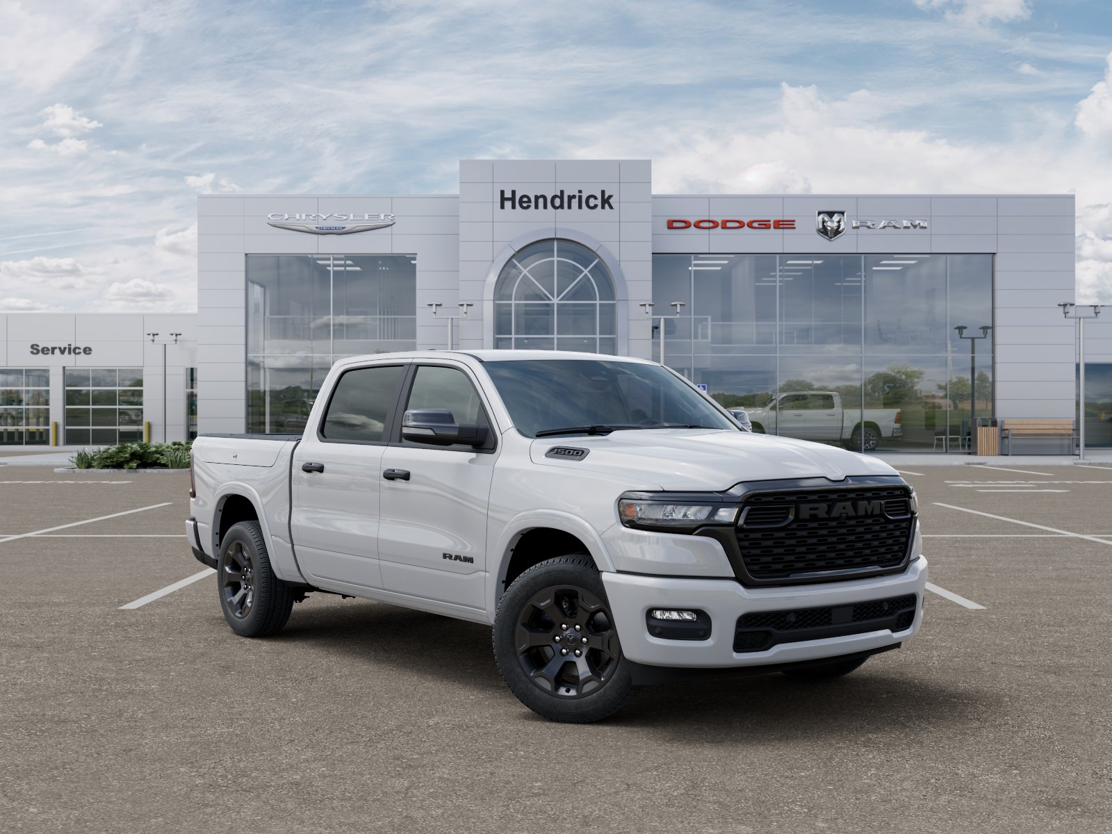 New 2026 Bright White Clear-Coat Exterior Paint RAM Big Horn image 27