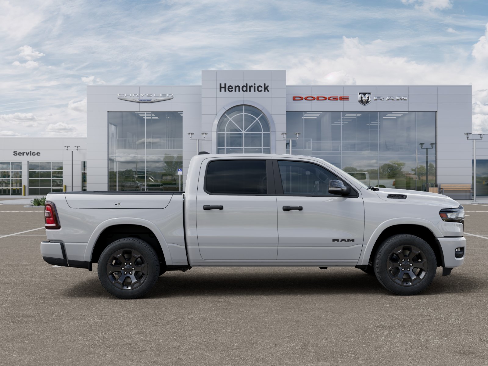 New 2026 Bright White Clear-Coat Exterior Paint RAM Big Horn image 47