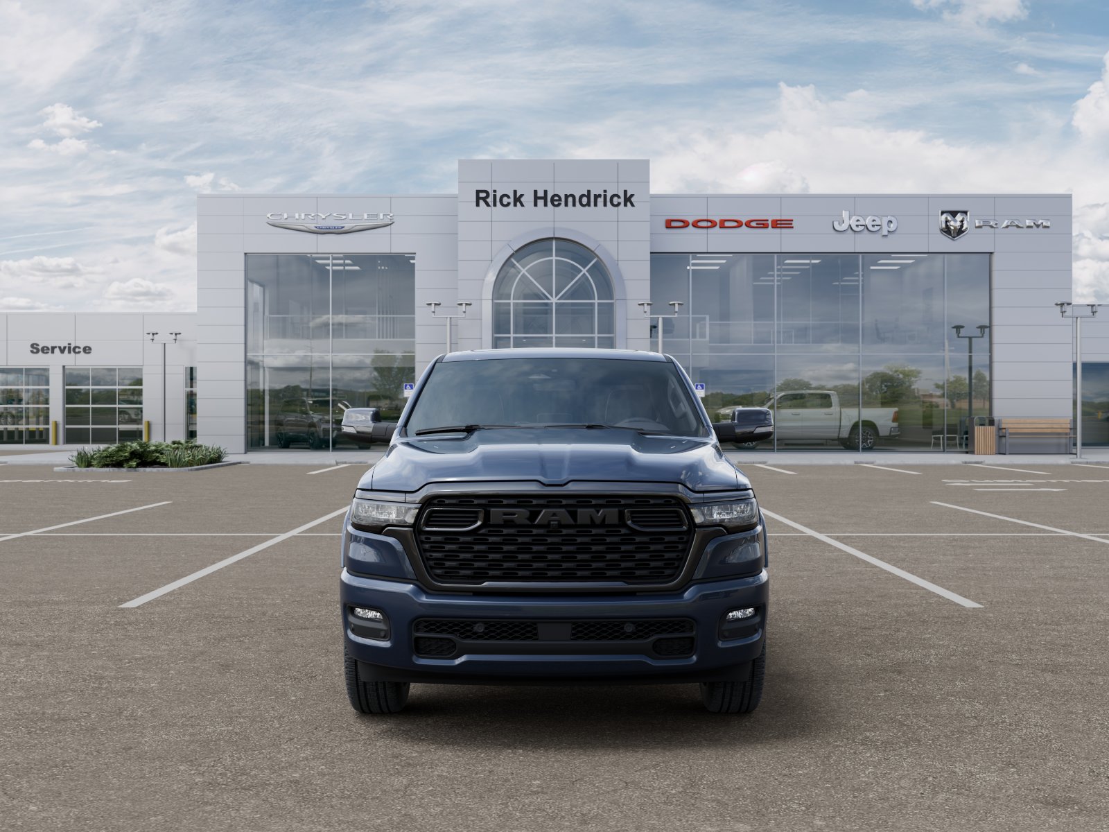 New 2026 Forged Blue Metallic Exterior Paint RAM Big Horn image 42