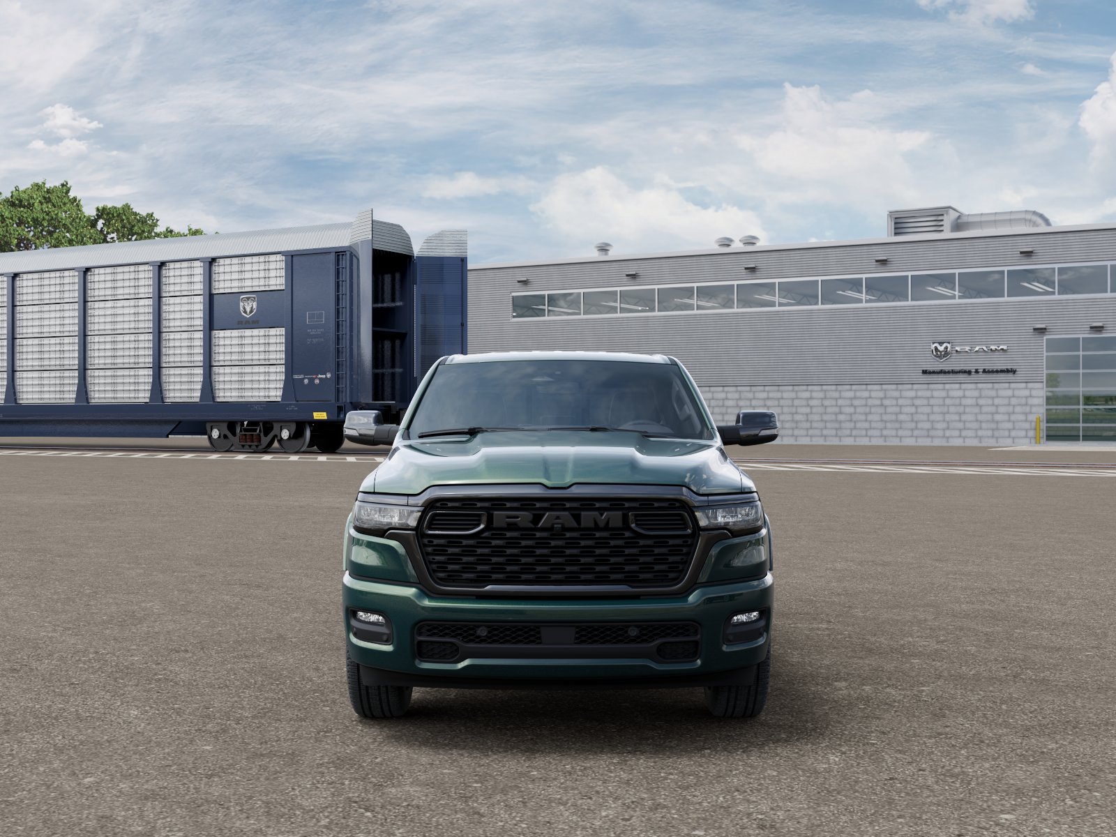 New 2026 Serrano-Green Metallic Exterior Paint RAM BIG HORN image 6