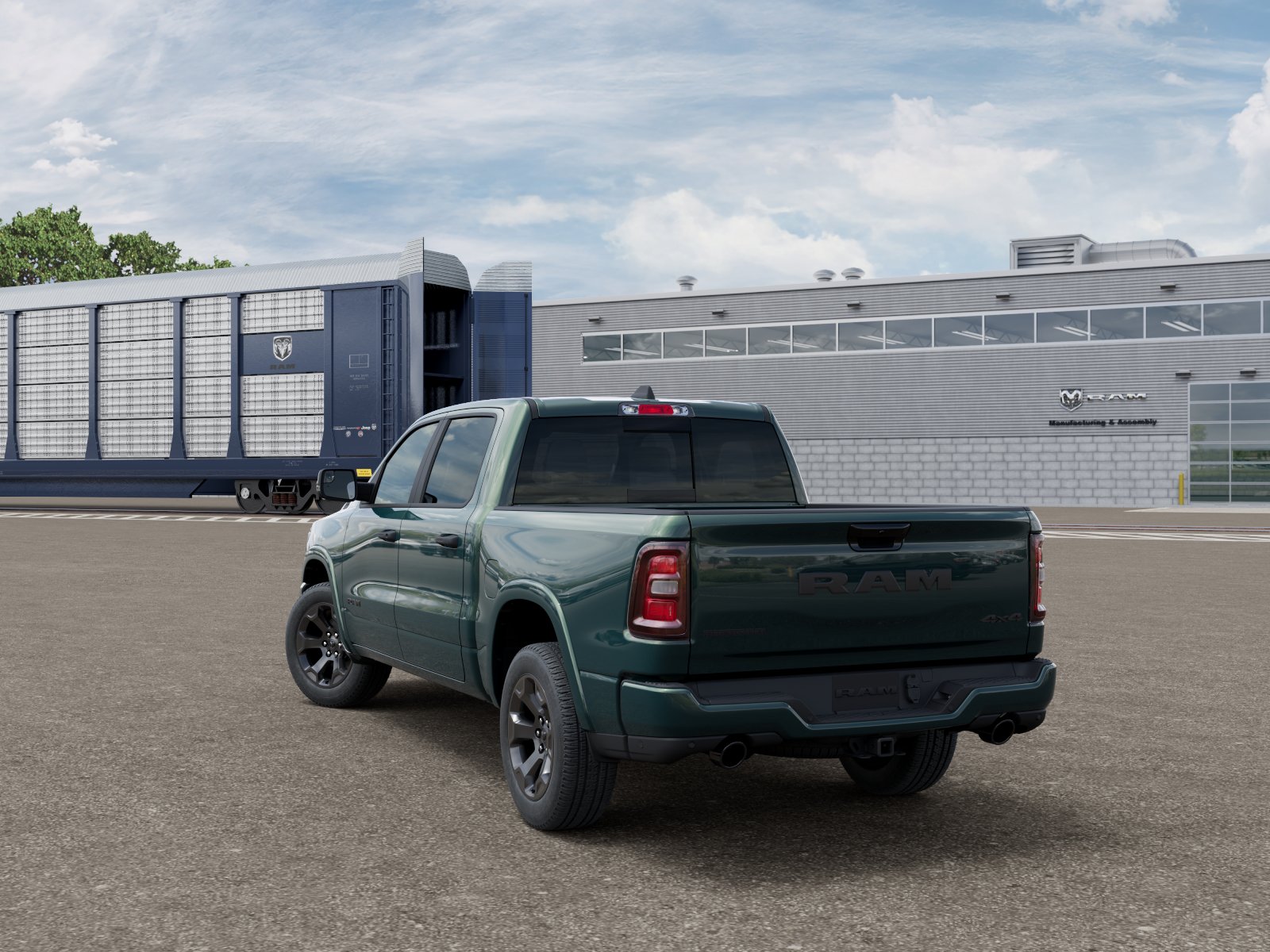 New 2026 Serrano-Green Metallic Exterior Paint RAM BIG HORN image 4
