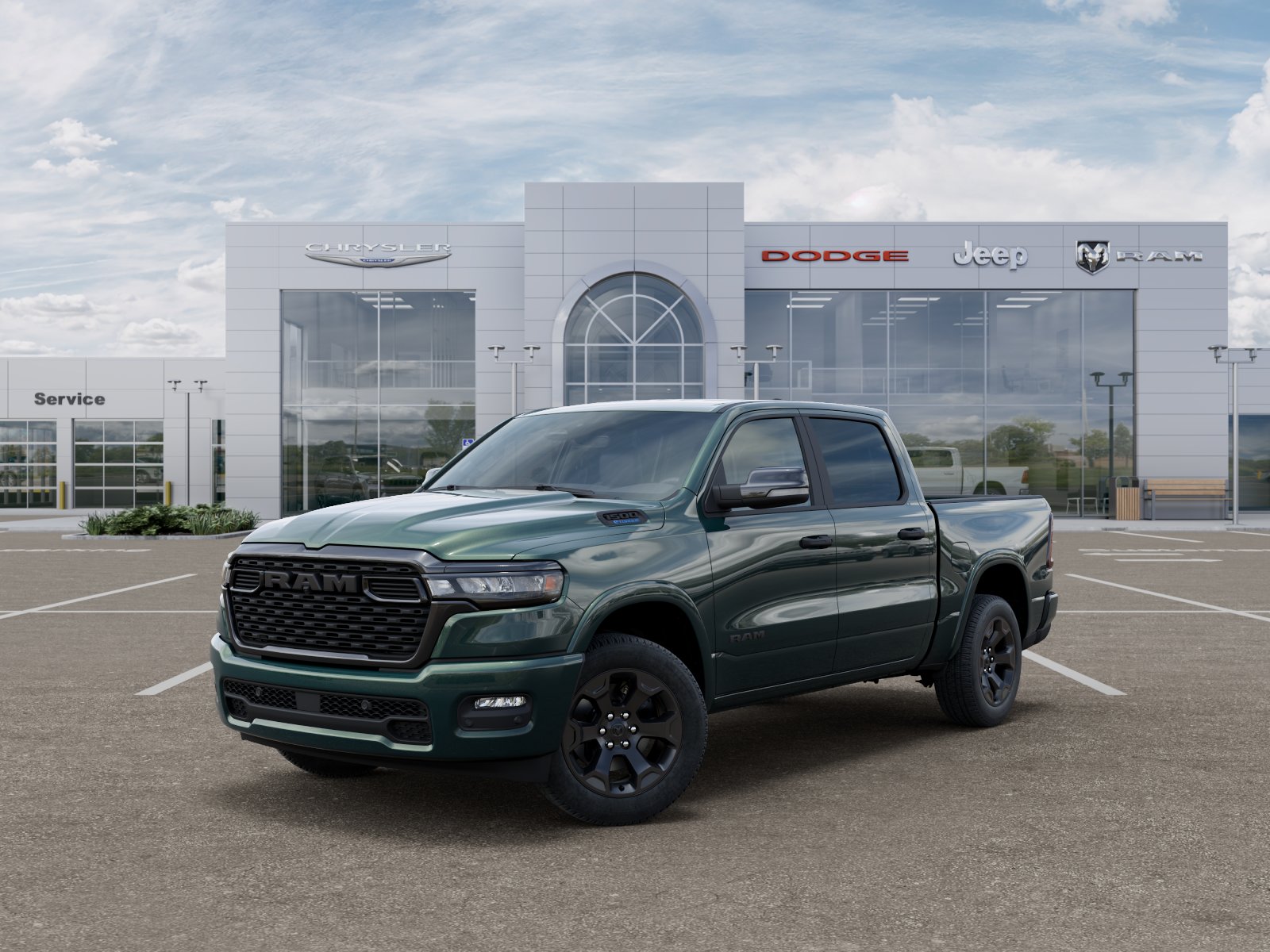New 2026 Serrano Green Metallic RAM Big Horn image 27