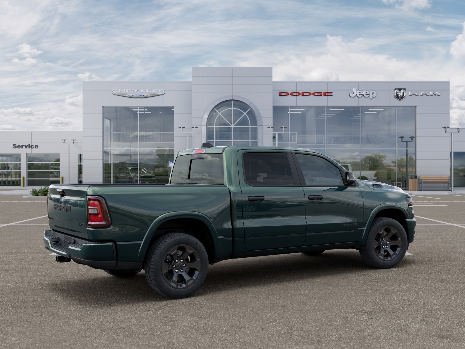 New 2026 Serrano Green Metallic RAM Big Horn image 30