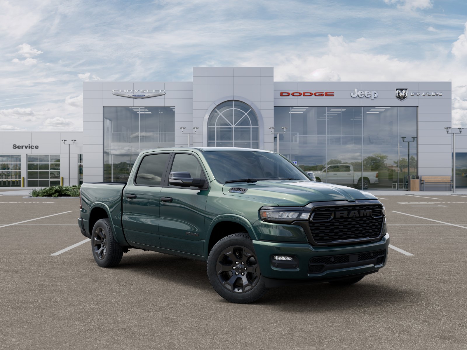 New 2026 Serrano Green Metallic RAM Big Horn image 31