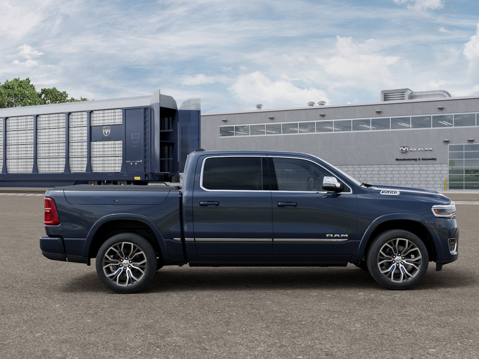New 2026 Forged Blue Metallic Exterior Paint RAM Tungsten image 21