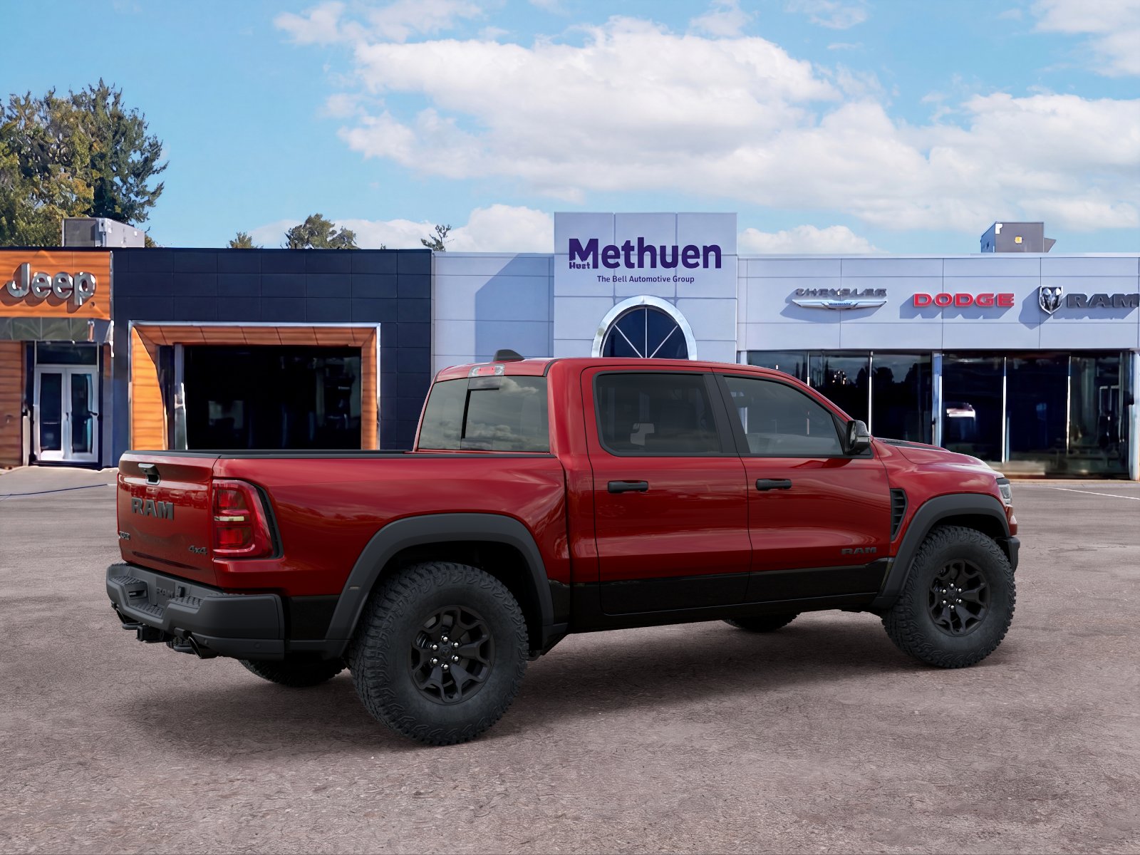 New 2026 Molten Red Pearl-Coat Exterior Paint RAM RHO image 30