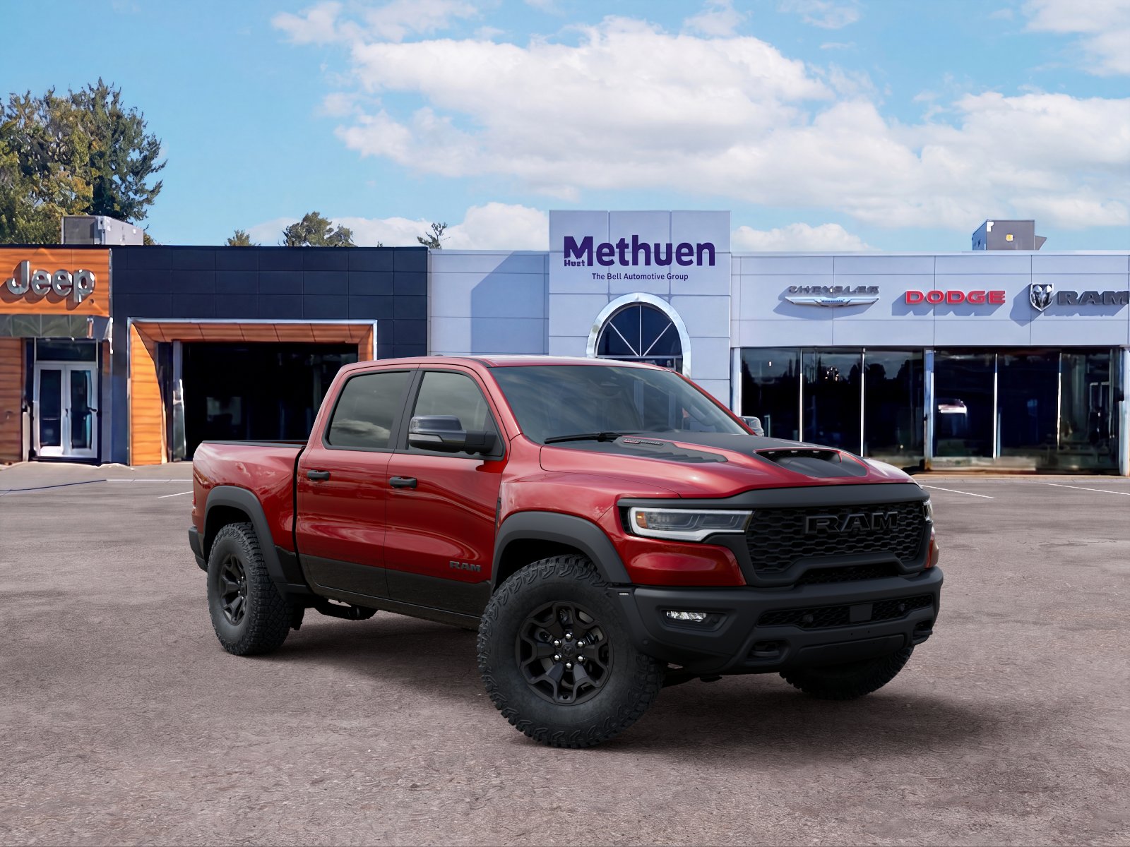 New 2026 Molten Red Pearl-Coat Exterior Paint RAM RHO image 31