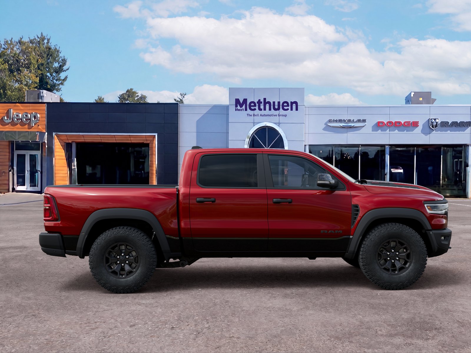 New 2026 Molten Red Pearl-Coat Exterior Paint RAM RHO image 47
