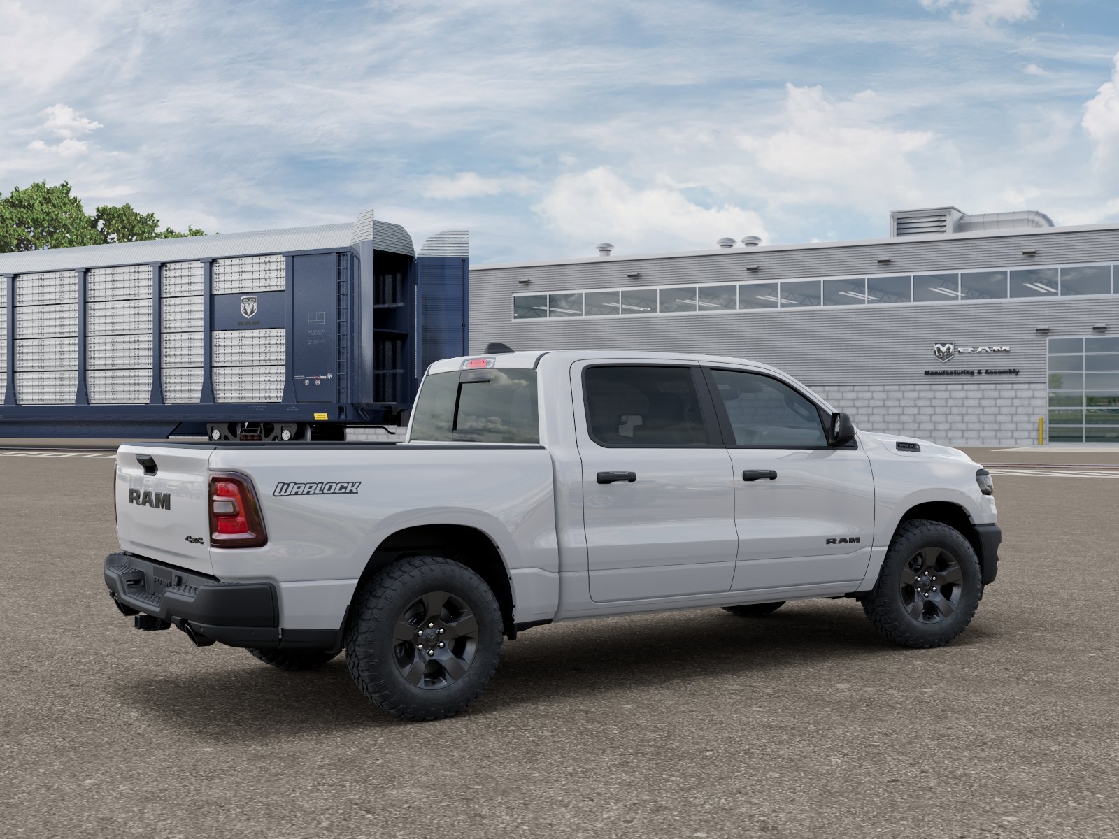 New 2026 Bright White Clear-Coat Exterior Paint RAM Warlock image 2