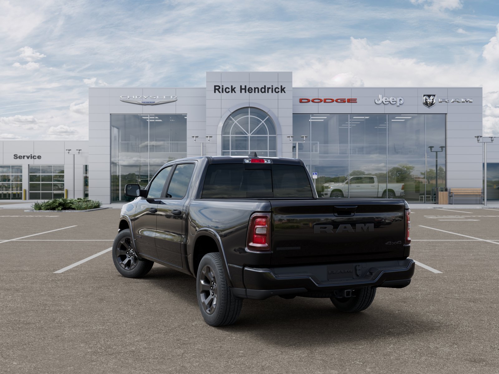 New 2026 Diamond Black Crystal Pearlcoat RAM Big Horn image 37