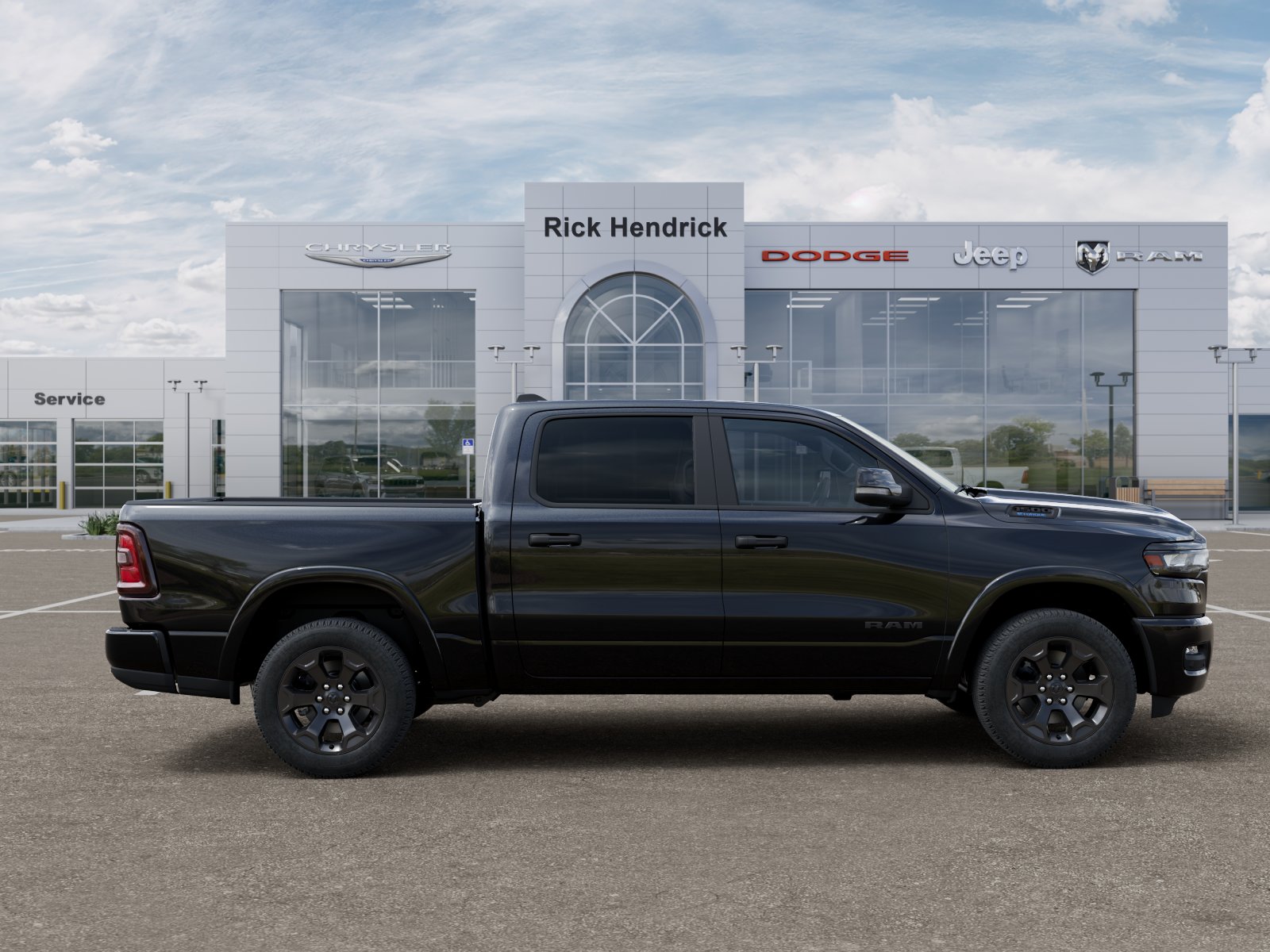New 2026 Diamond Black Crystal Pearlcoat RAM Big Horn image 54