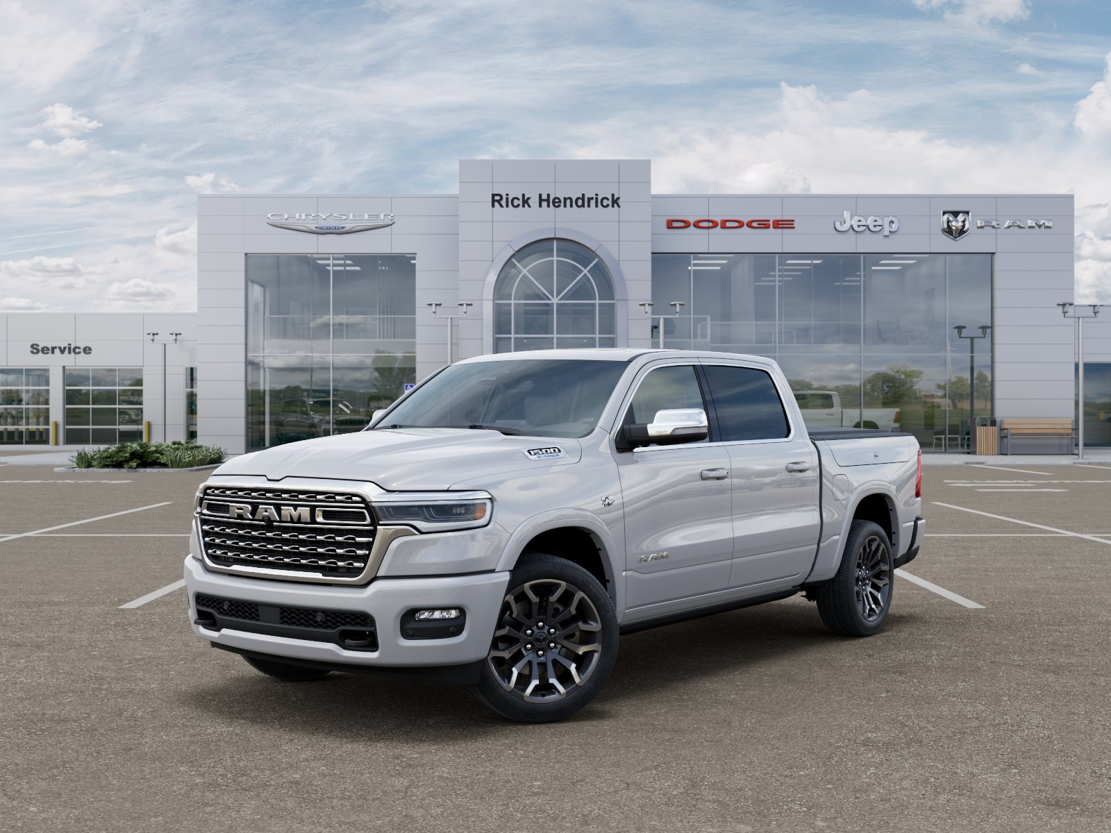 New 2026 Ivory White Tri-Coat Pearl-Coat Exterior Paint RAM Longhorn image 28