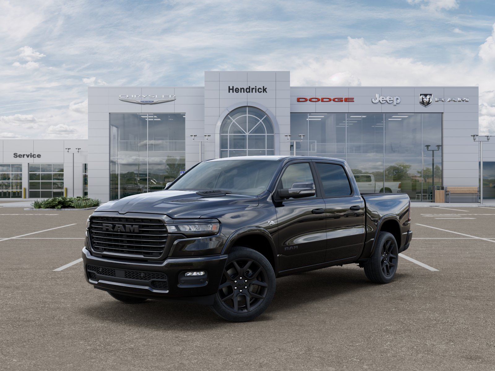 New 2026 Diamond Black Crystal Pearl-Coat Exterior Paint RAM Laramie image 37