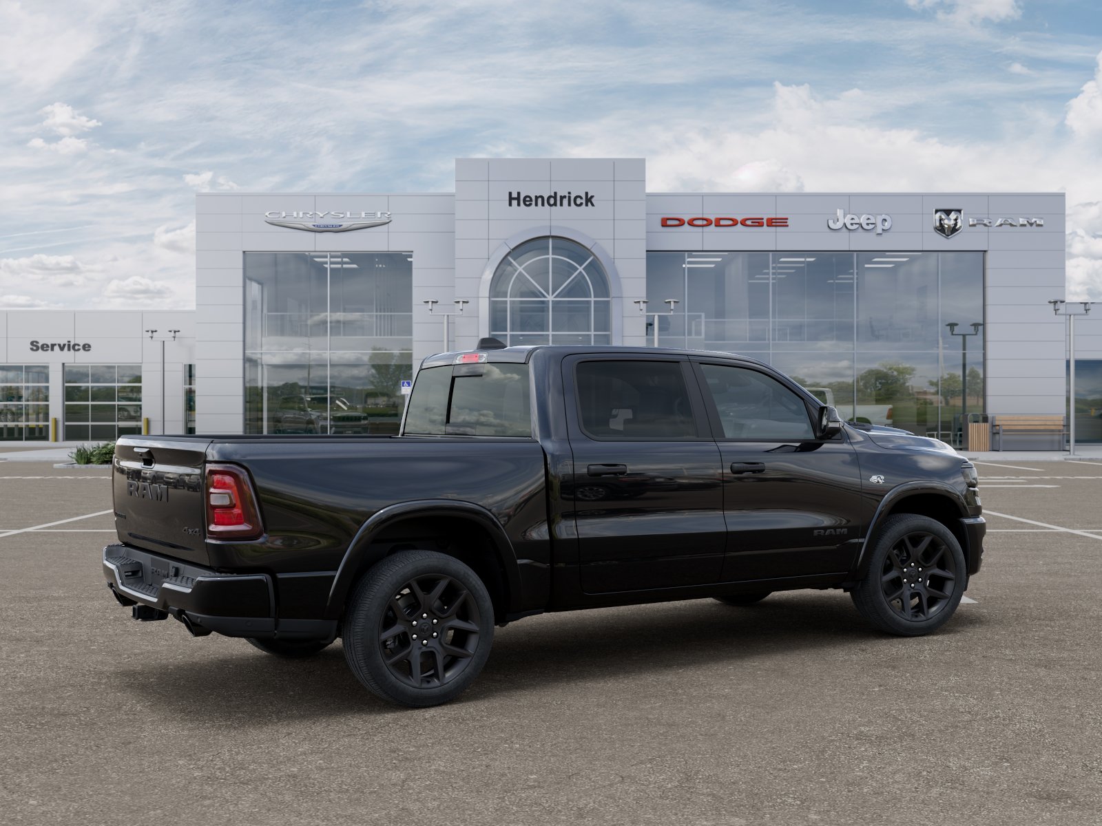 New 2026 Diamond Black Crystal Pearl-Coat Exterior Paint RAM Laramie image 40