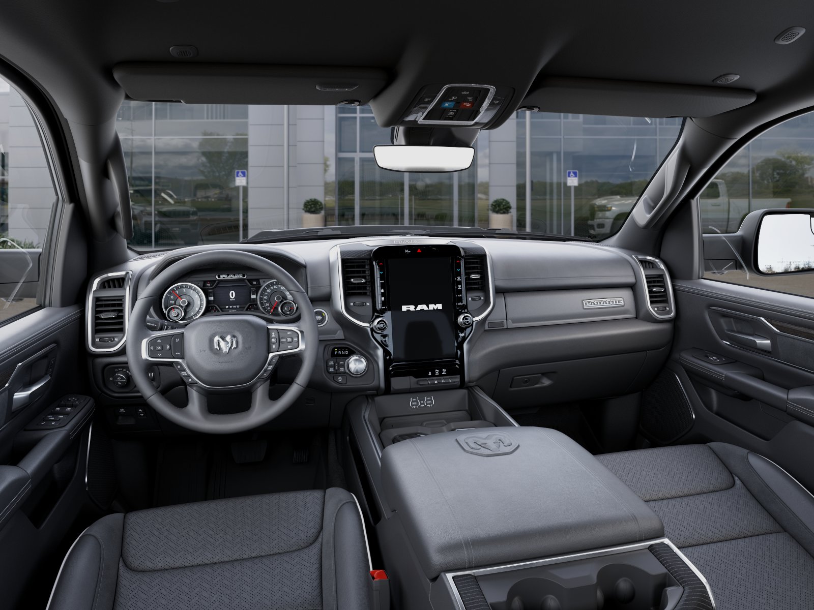 New 2026 Diamond Black Crystal Pearl-Coat Exterior Paint RAM Laramie image 49